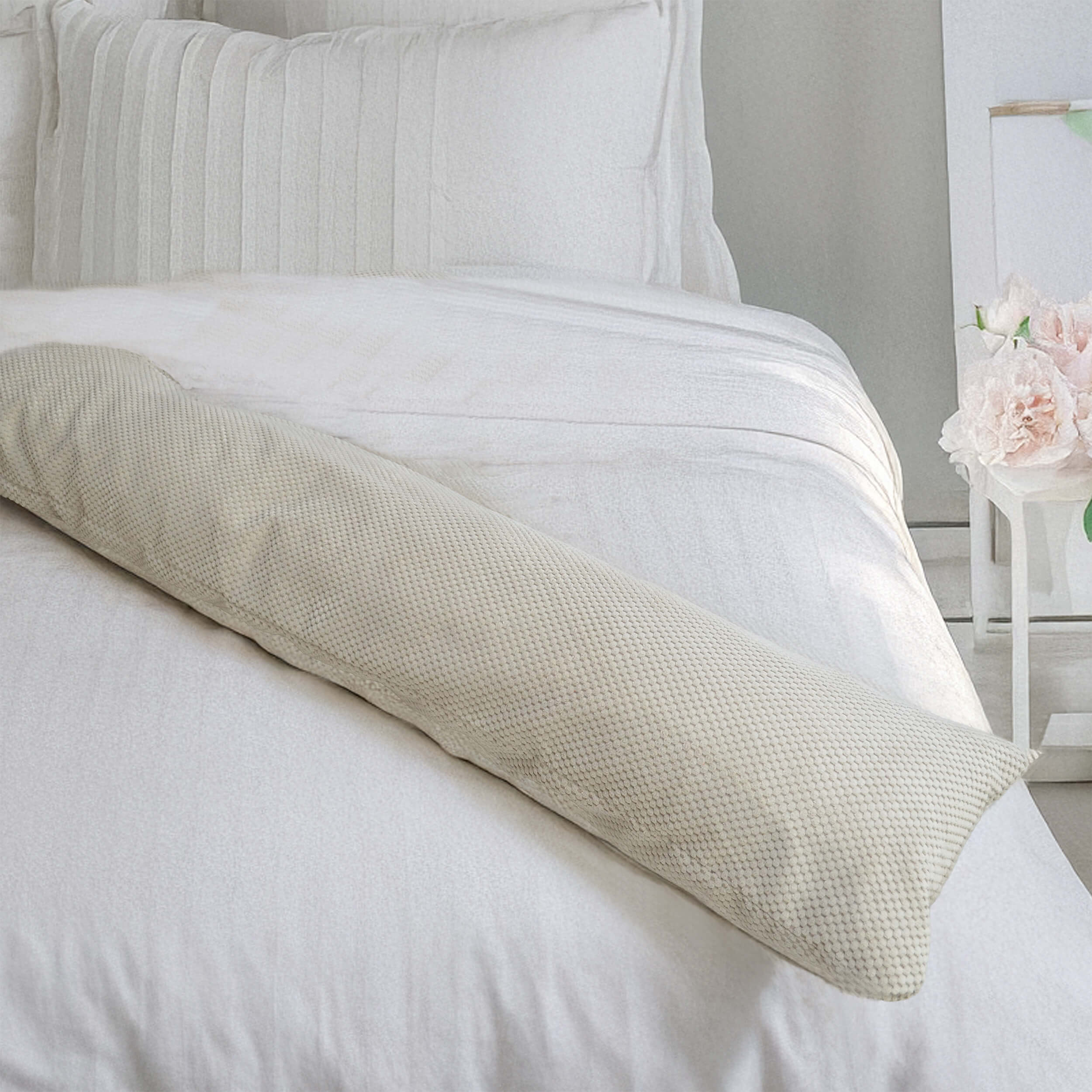 Seitenschläferkissen VISCO 140x50 mit Bezug Deluxe