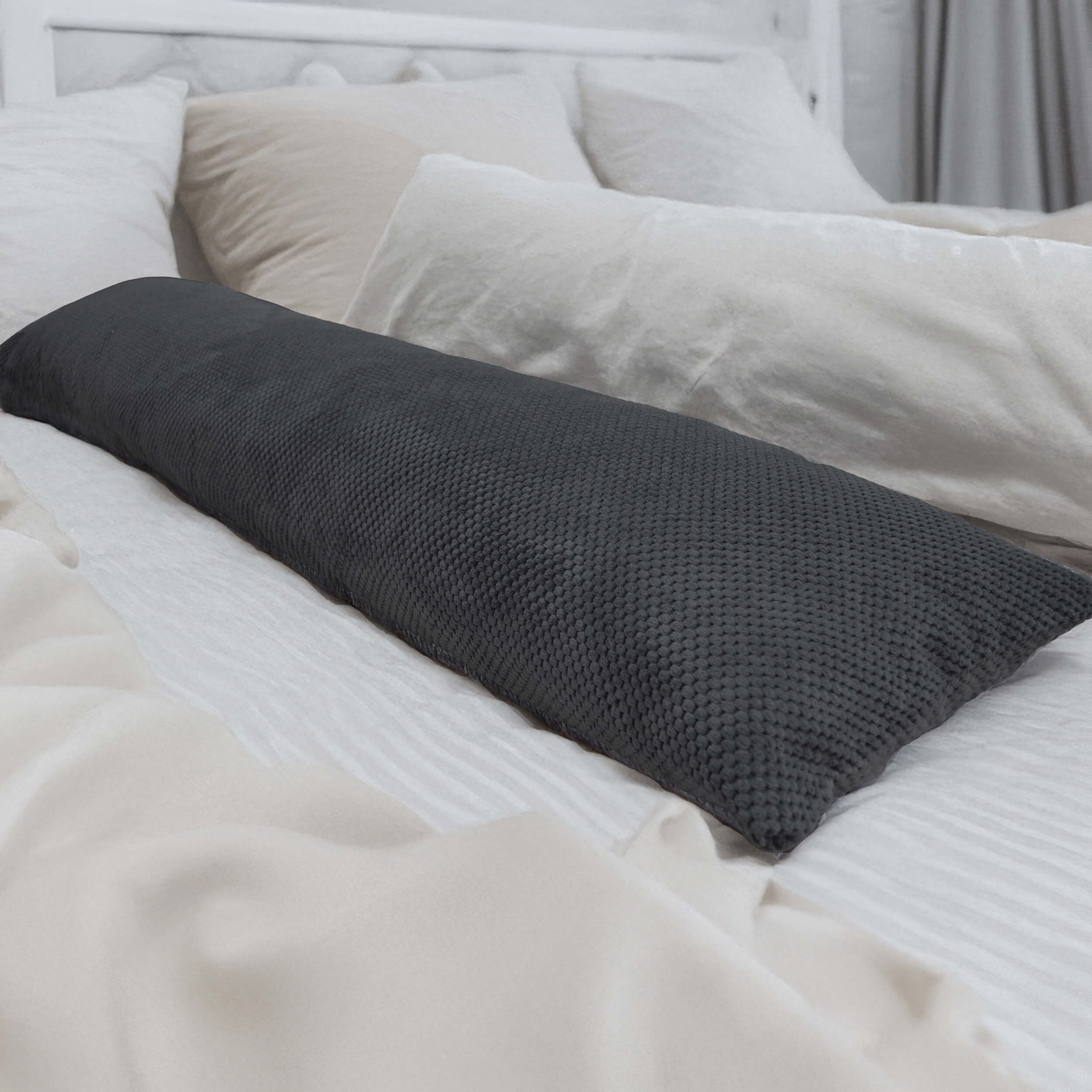 Seitenschläferkissen VISCO 140x40 mit Bezug Deluxe