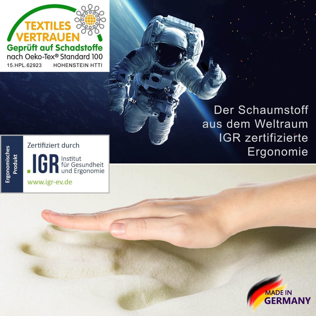 Traumreiter VISCO XXL Kissen Bundle mit Bezug Baumwolle + Deluxe Bezug