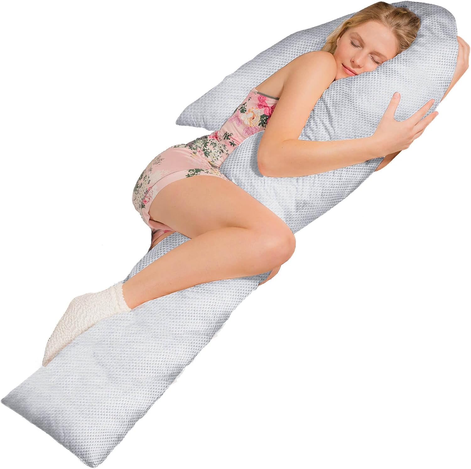 Seitenschläferkissen VISCO J mit Bezug Deluxe