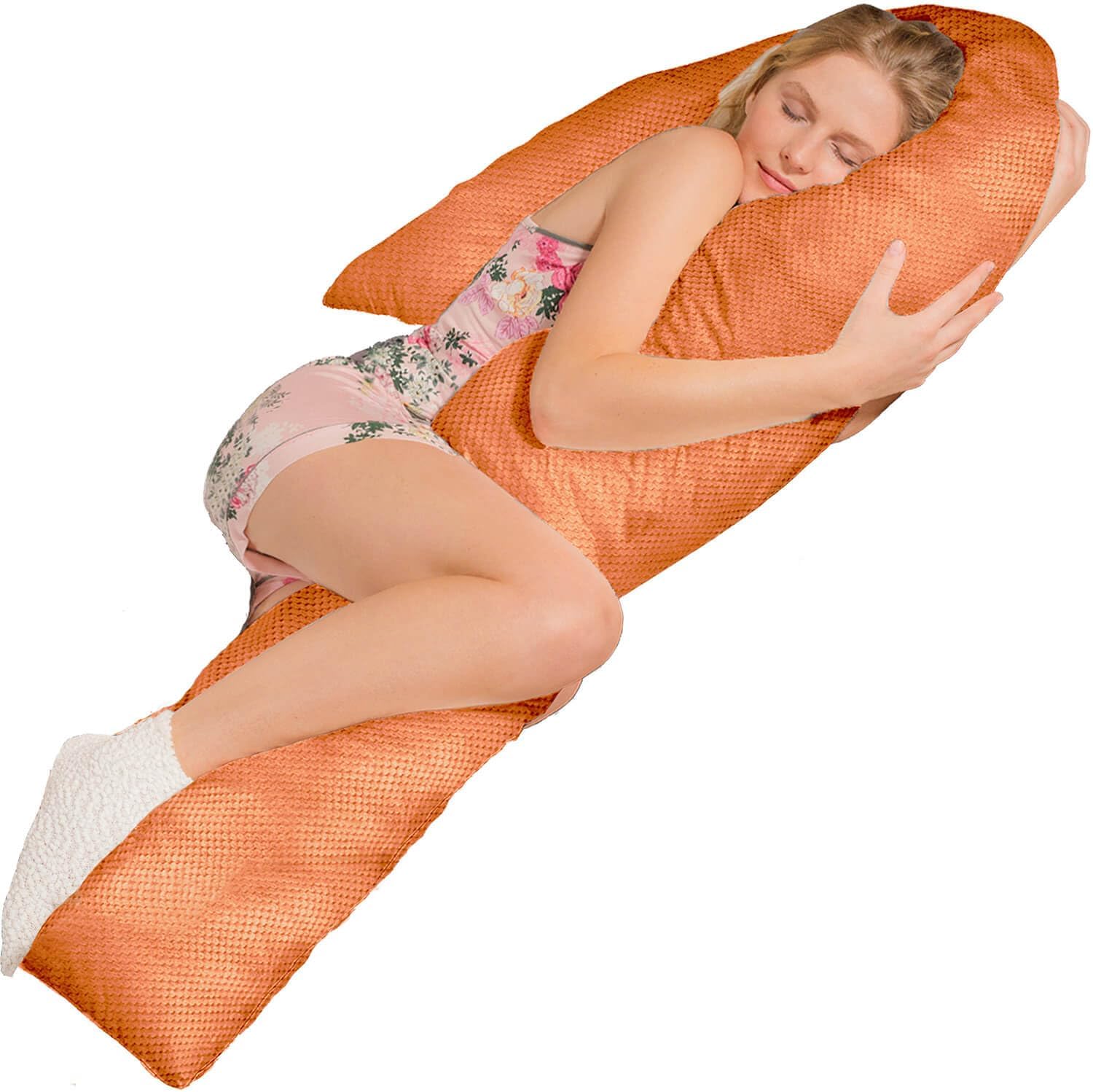 Stillkissen XXL VISCO J mit Bezug Deluxe