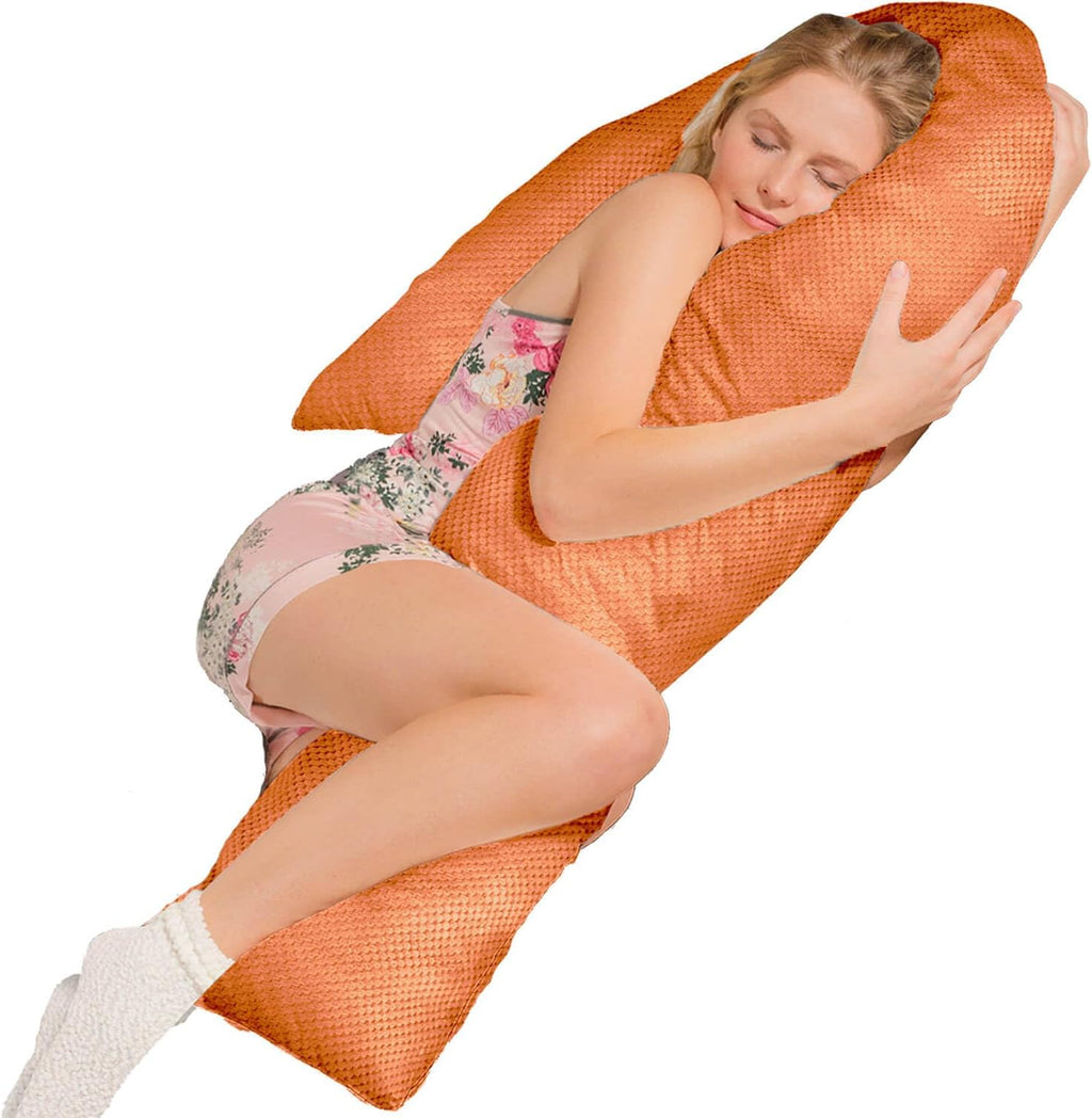 Seitenschläferkissen VISCO J mit Bezug Deluxe