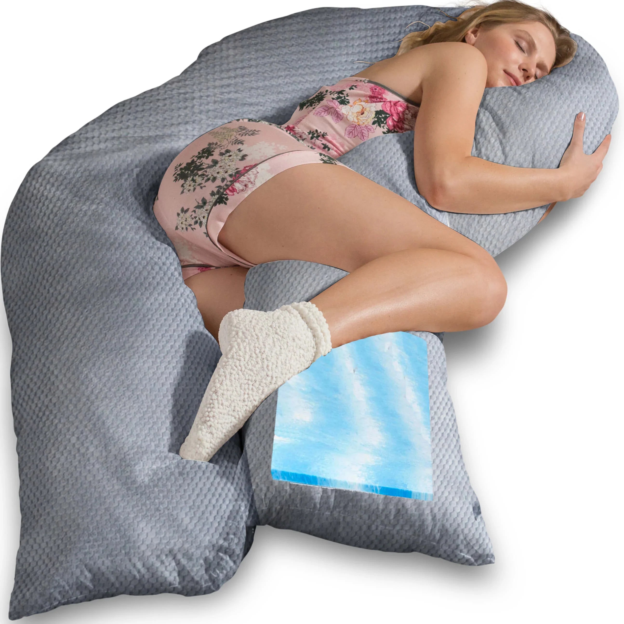 Schlaftherapiekissen VISCO XXL mit Bezug Deluxe