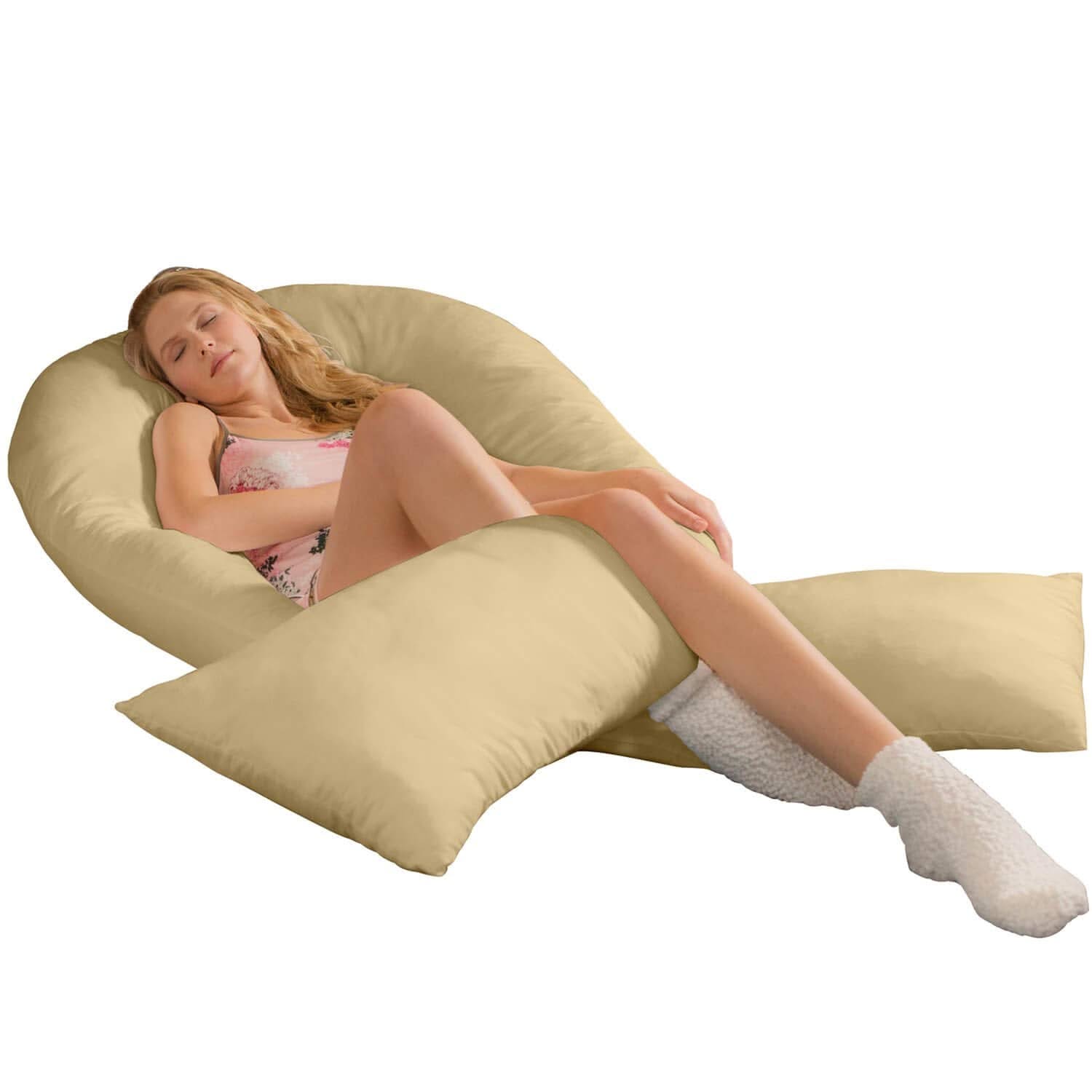 Stillkissen XXL Jumbo mit Bezug Baumwolle