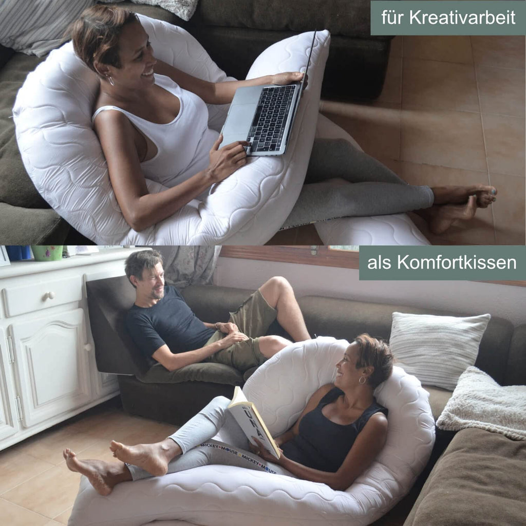 Seitenschlaeferkissen als Komfortkissen