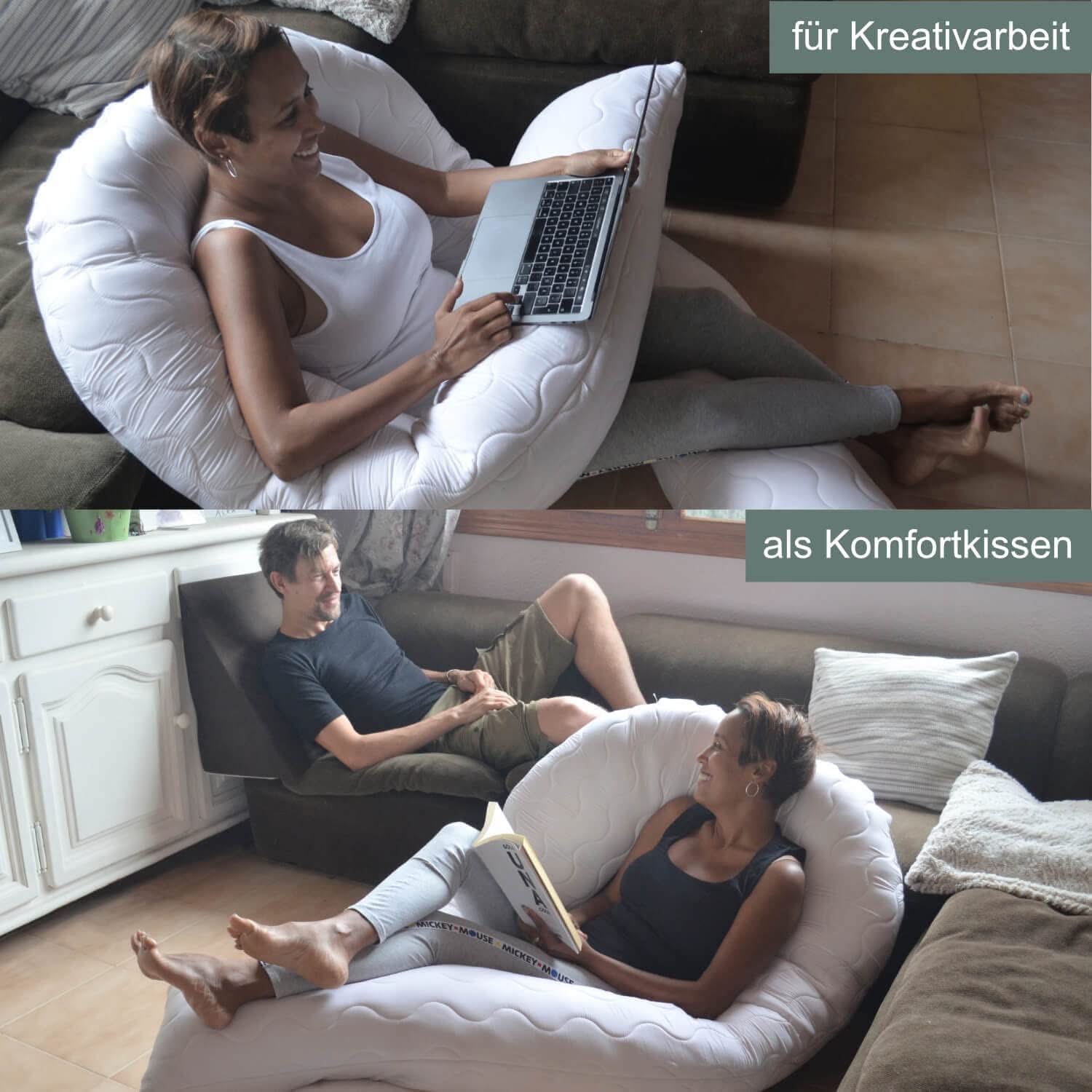 Seitenschlaeferkissen als Komfortkissen