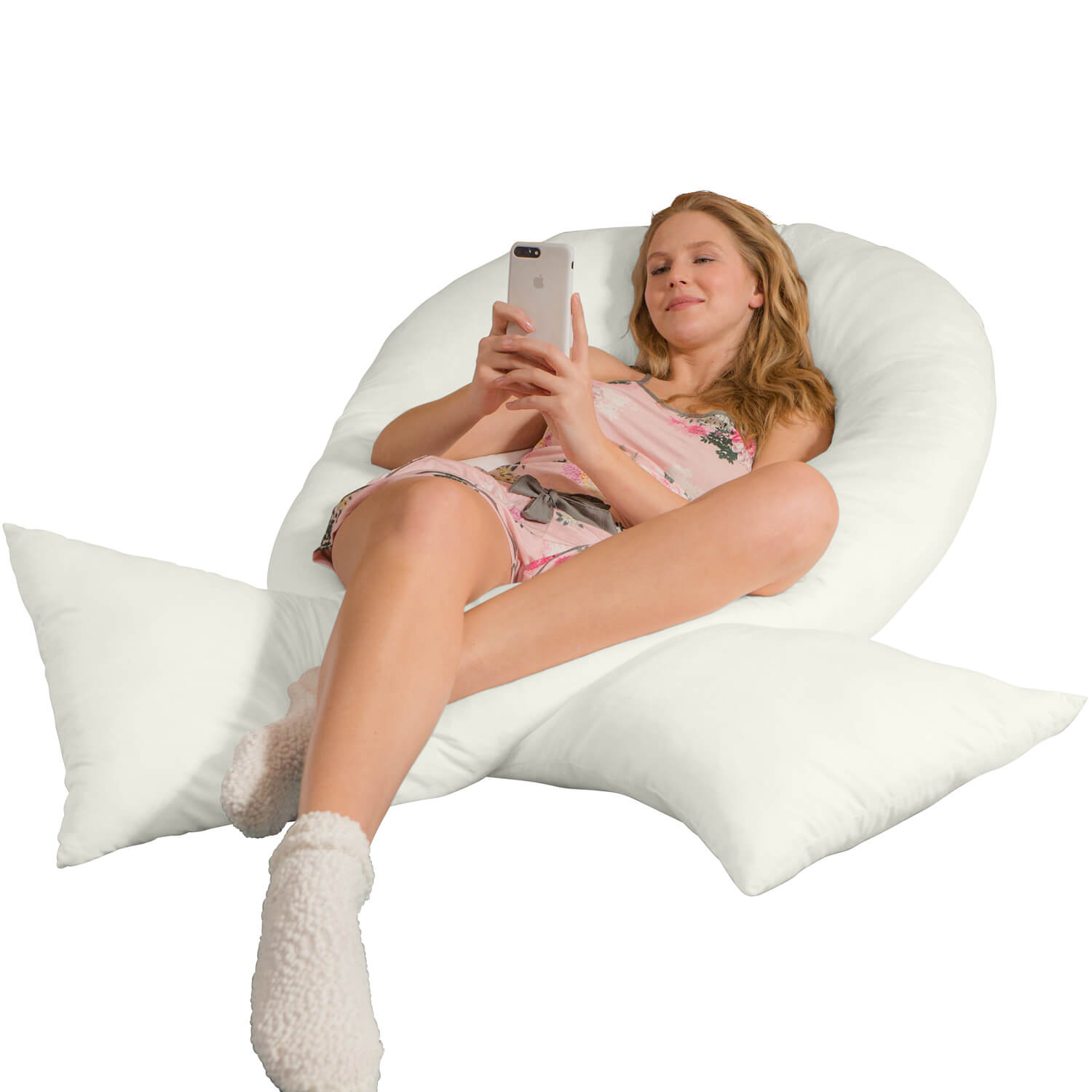 Traumreiter VISCO XXL Kissen Bundle mit Bezug Baumwolle + Deluxe Bezug