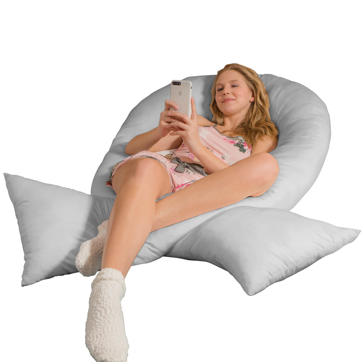 Traumreiter VISCO XXL Kissen Bundle mit Bezug Baumwolle + Deluxe Bezug