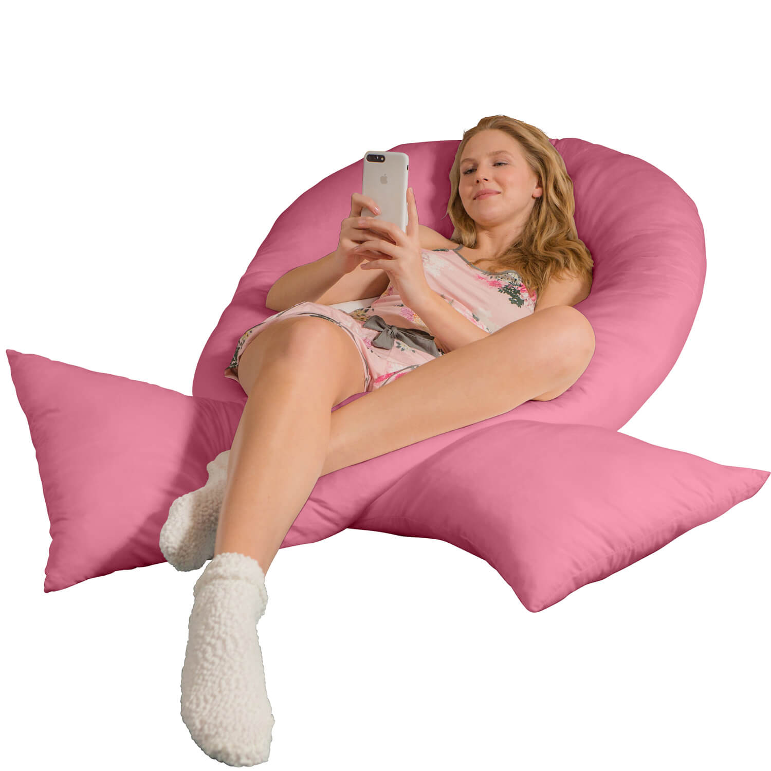 Traumreiter VISCO XXL Kissen Bundle mit Bezug Baumwolle + Deluxe Bezug