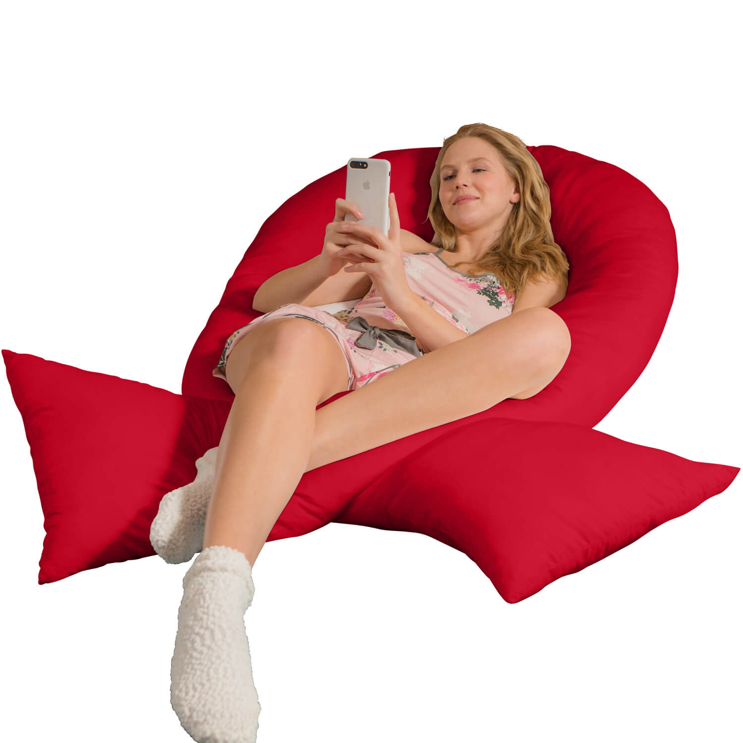 Traumreiter VISCO XXL Kissen Bundle mit Bezug Baumwolle + Deluxe Bezug