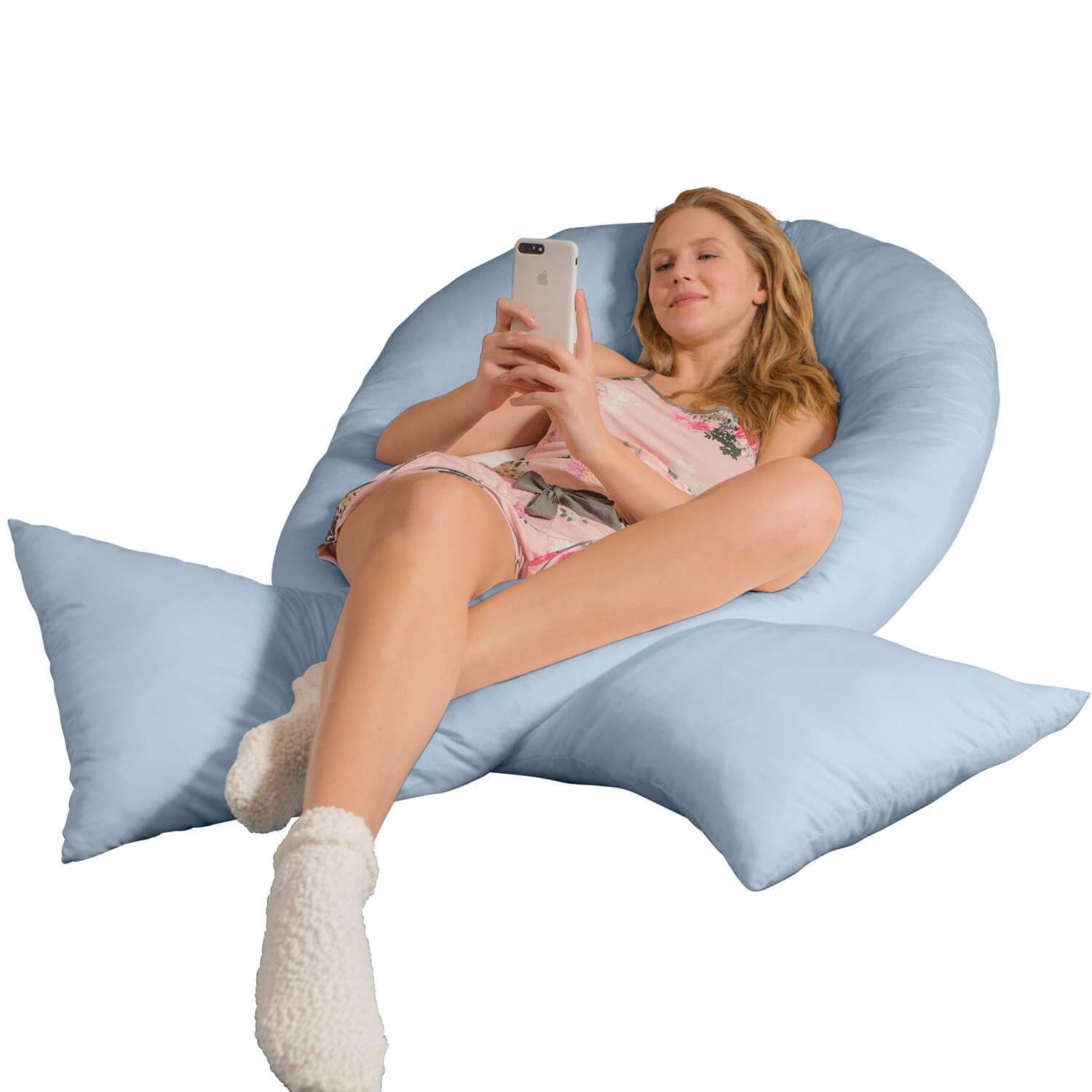 Traumreiter VISCO XXL Kissen Bundle mit Bezug Baumwolle + Deluxe Bezug