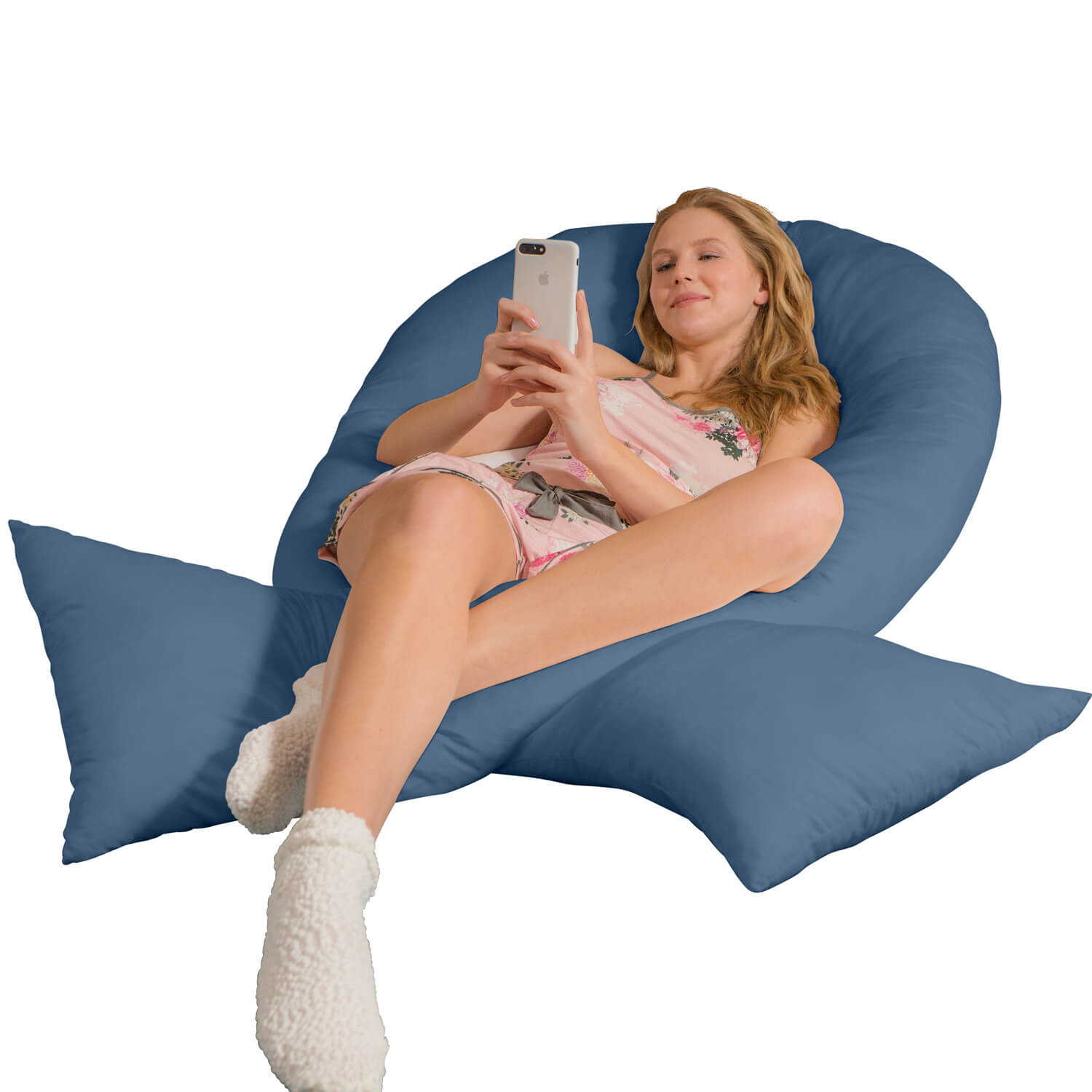 Traumreiter VISCO XXL Kissen Bundle mit Bezug Baumwolle + Deluxe Bezug