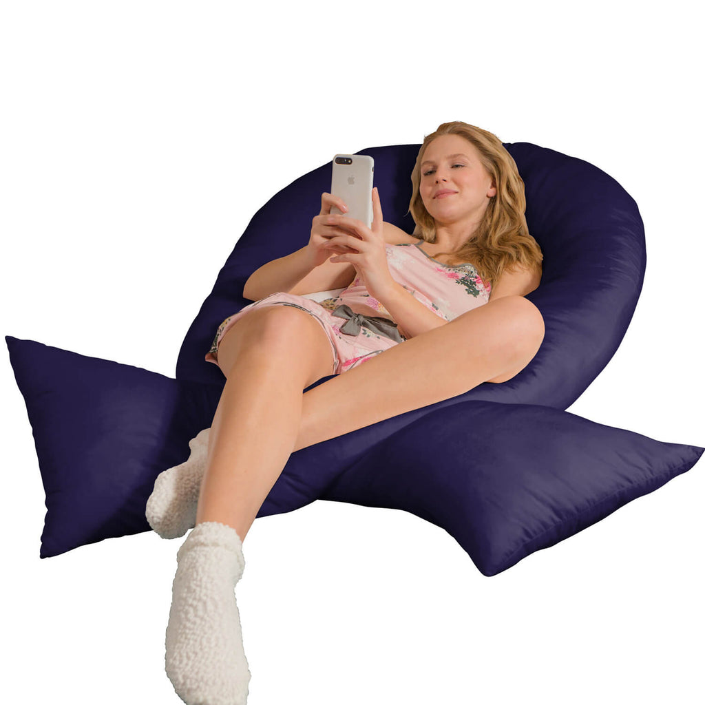 Traumreiter VISCO XXL Kissen Bundle mit Bezug Baumwolle + Deluxe Bezug