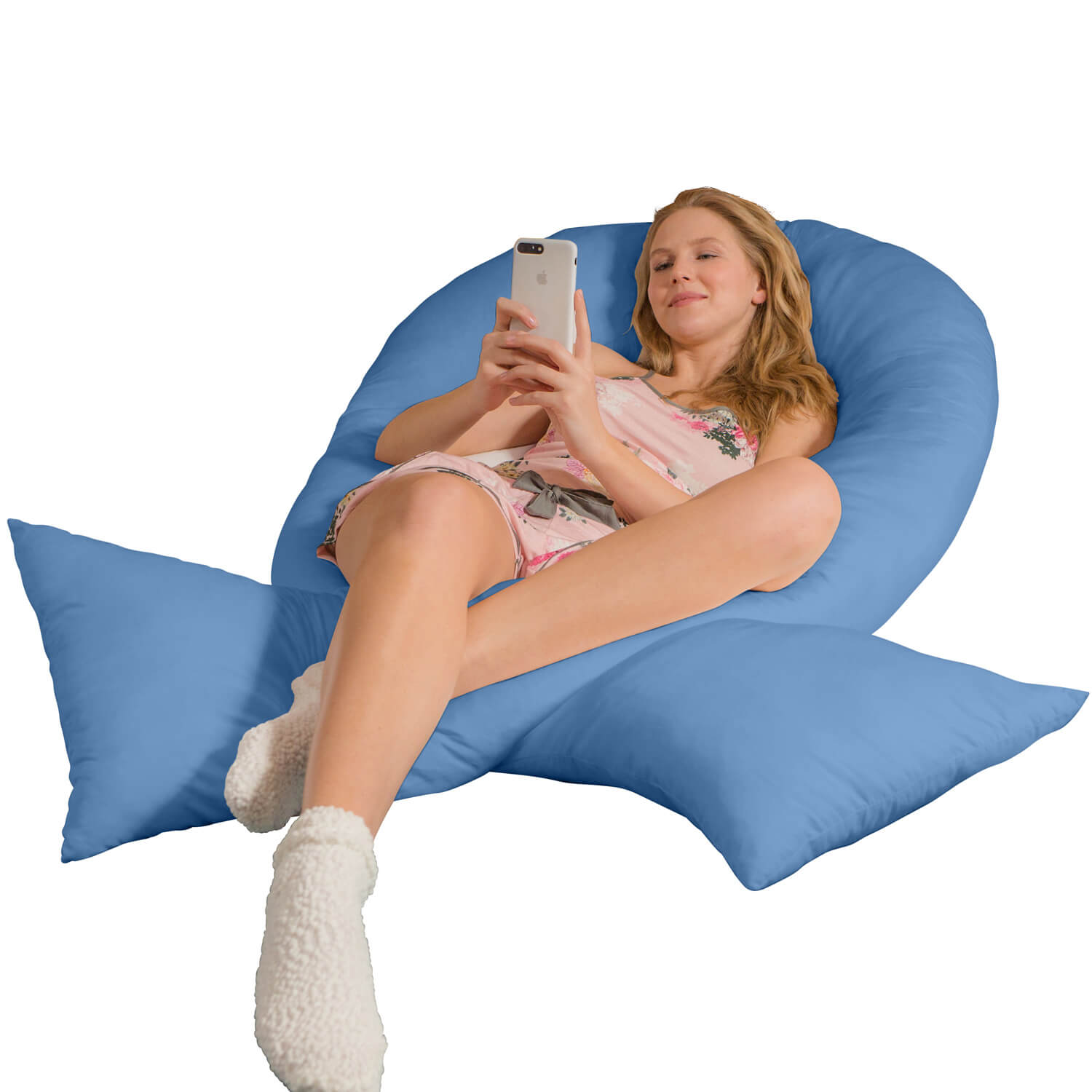 Traumreiter VISCO XXL Kissen Bundle mit Bezug Baumwolle + Deluxe Bezug