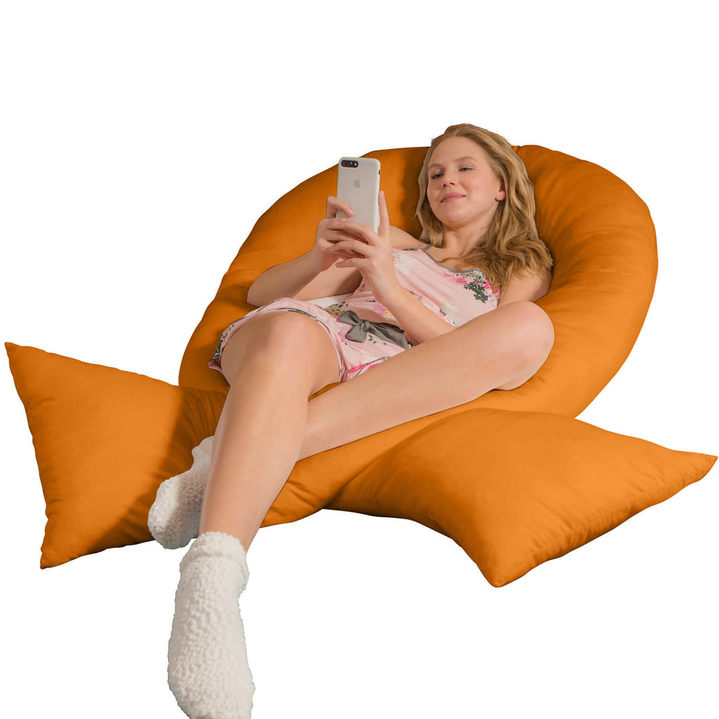 Traumreiter VISCO XXL Kissen Bundle mit Bezug Baumwolle + Deluxe Bezug