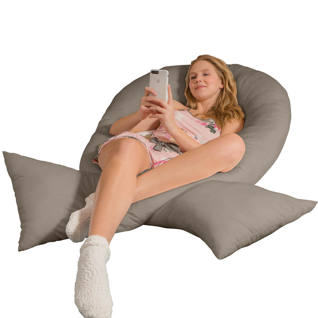 Traumreiter VISCO XXL Kissen Bundle mit Bezug Baumwolle + Deluxe Bezug