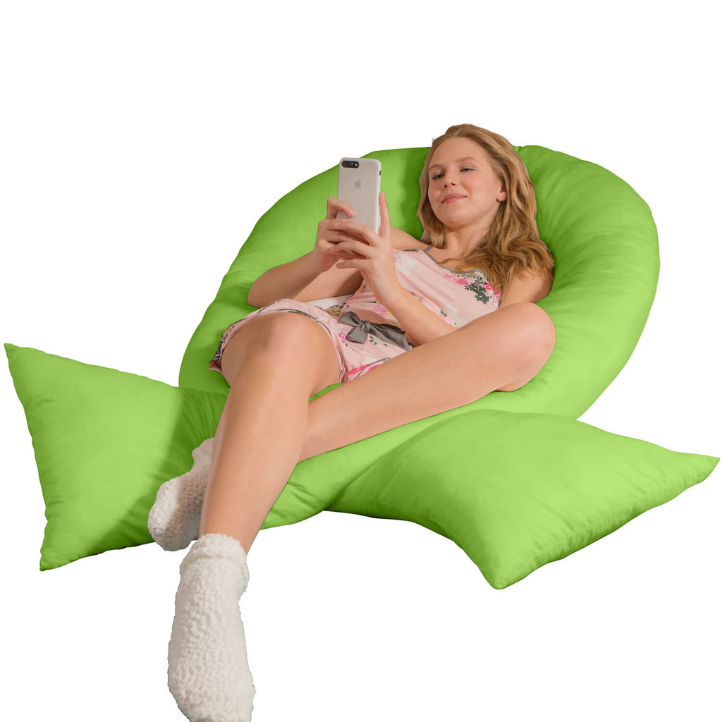 Traumreiter VISCO XXL Kissen Bundle mit Bezug Baumwolle + Deluxe Bezug