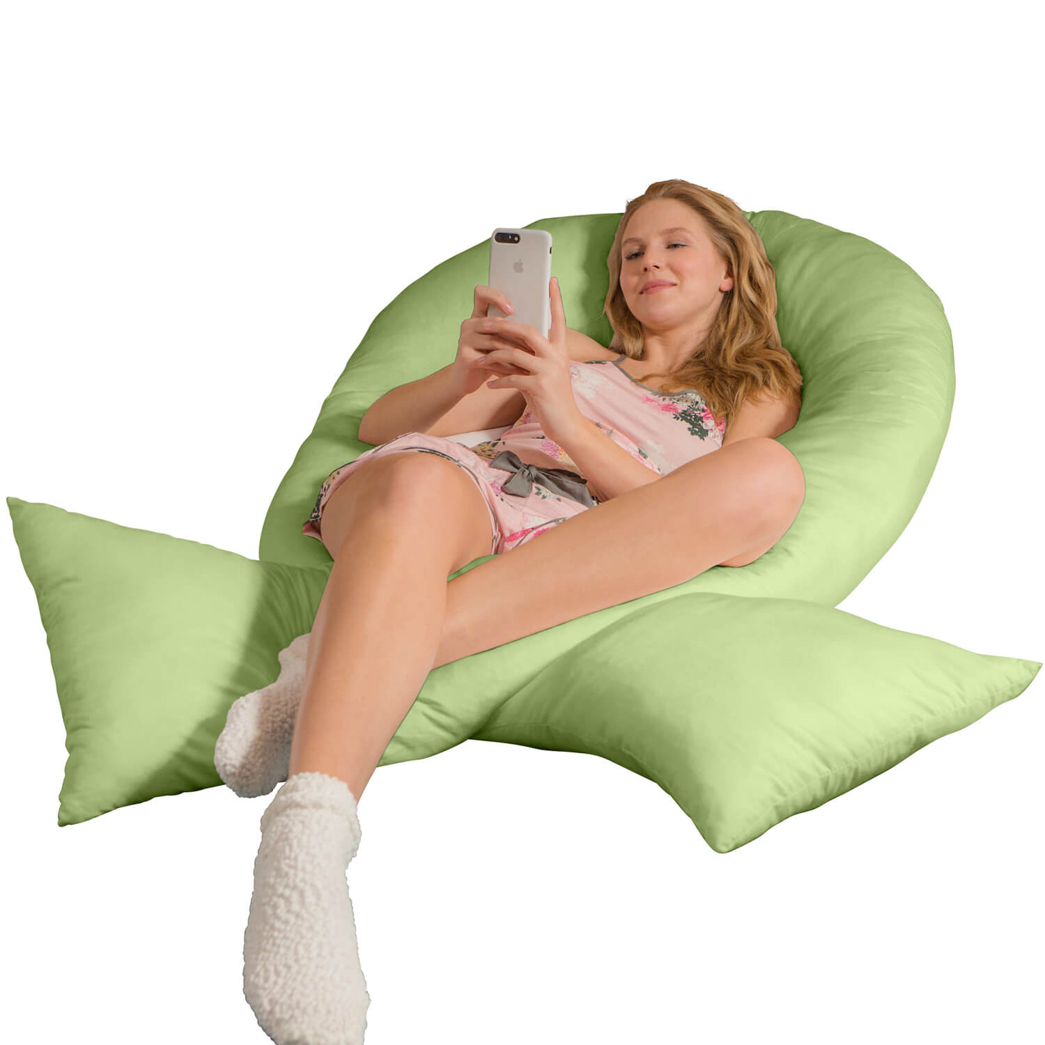 Traumreiter VISCO XXL Kissen Bundle mit Bezug Baumwolle + Deluxe Bezug