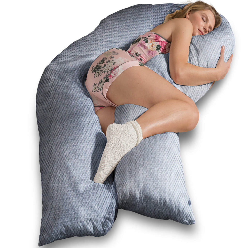 Seitenschläferkissen Visco Bundle mit Kissenbezug Deluxe + Gratis ECO Bezug