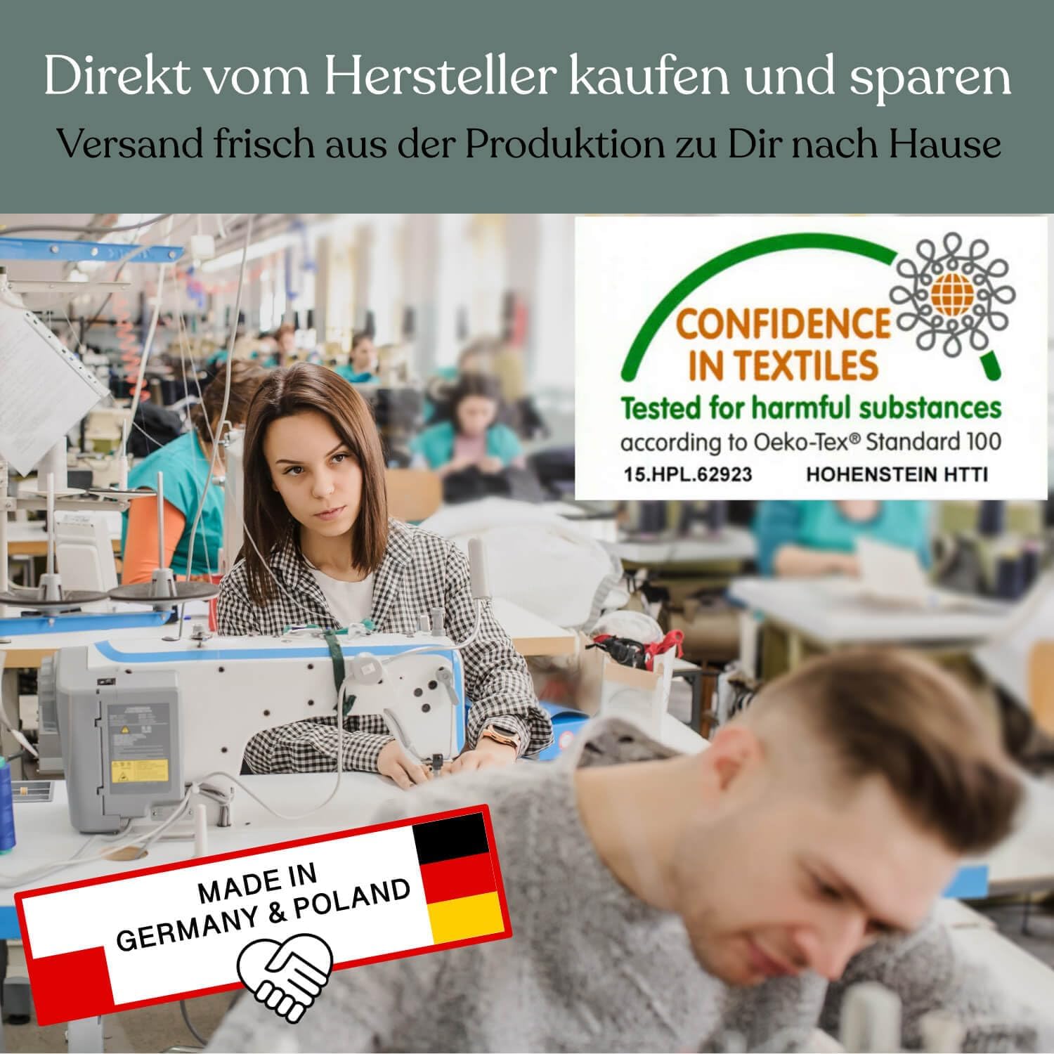 Seitenschläferkissen VISCO XXL mit Bezug Deluxe