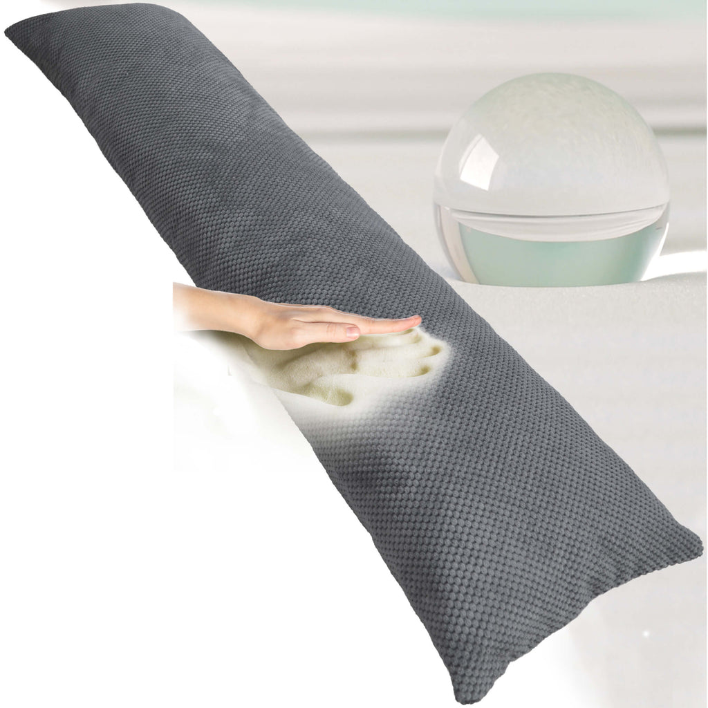 Seitenschläferkissen VISCO 140x40 mit Bezug Deluxe