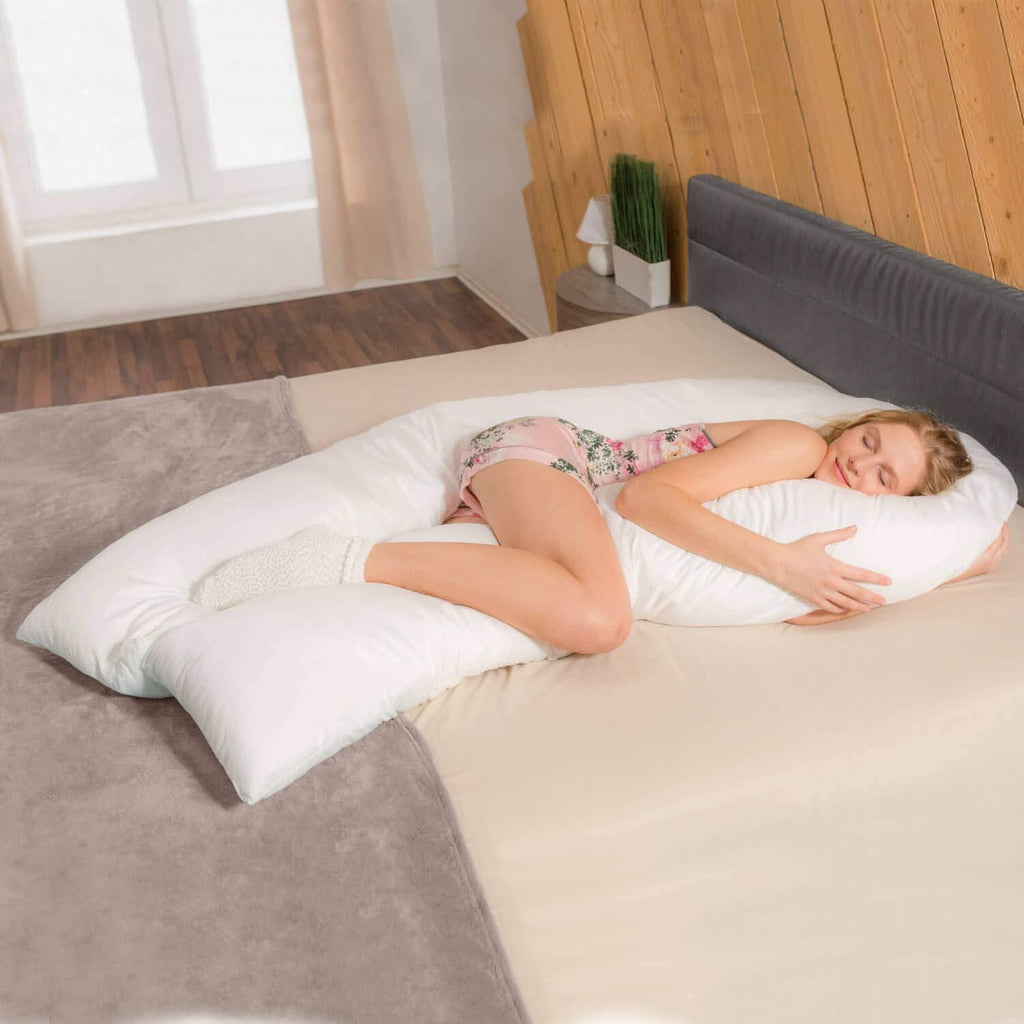 Seitenschläferkissen Jumbo XXL mit Bezug Deluxe