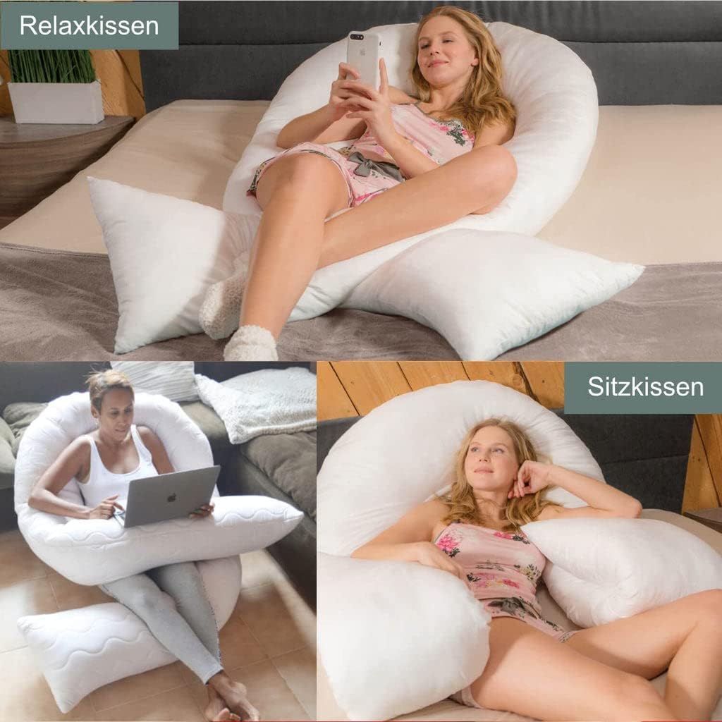 Seitenschläferkissen Jumbo XXL mit Bezug Deluxe