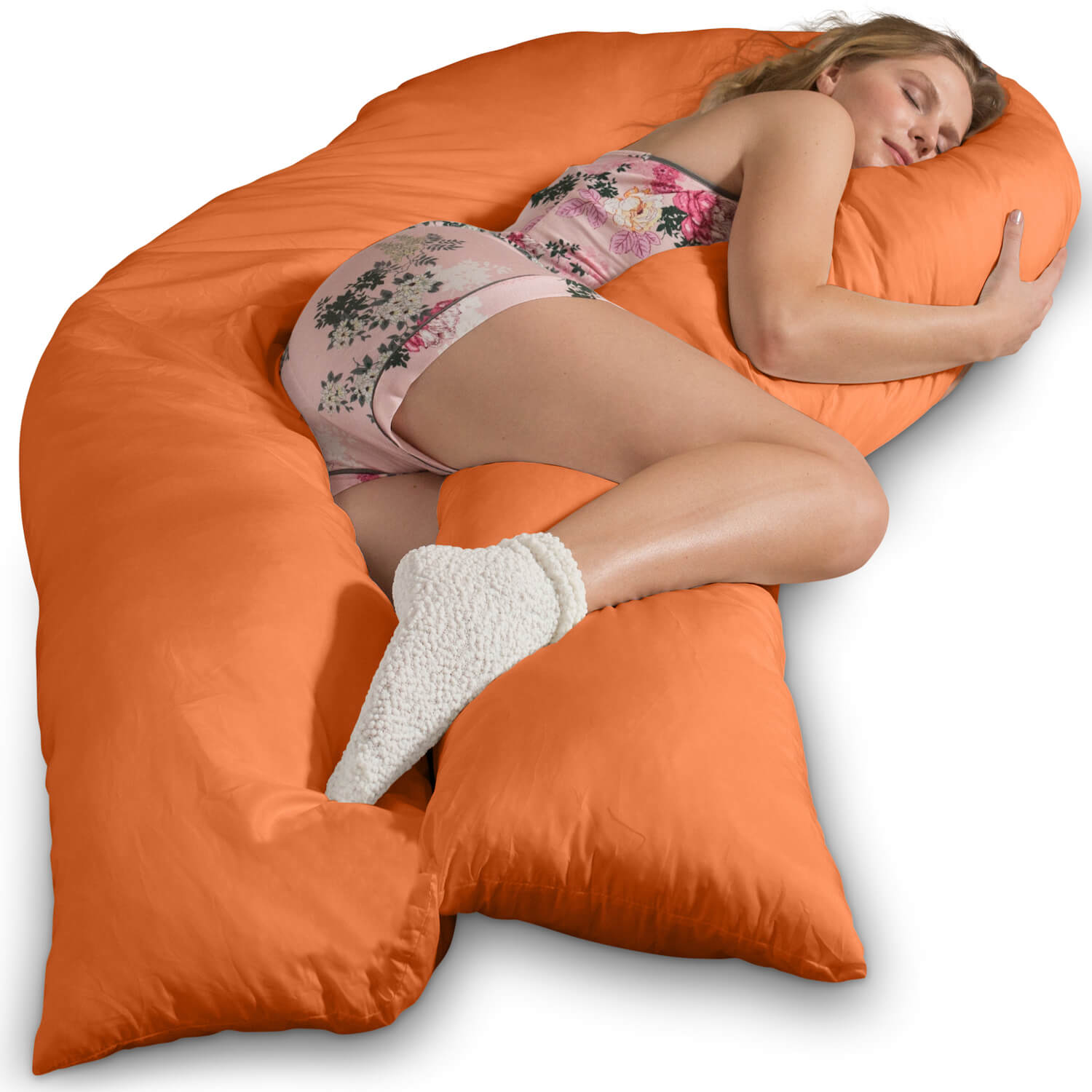 Komfortkissen JUMBO XXL mit Bezug Baumwolle