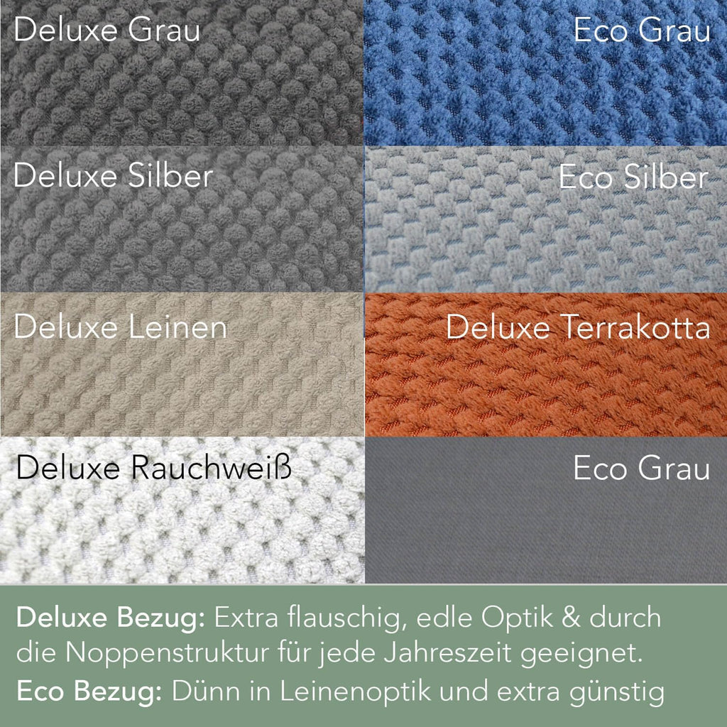 Seitenschläferkissen VISCO XXL mit Bezug Deluxe