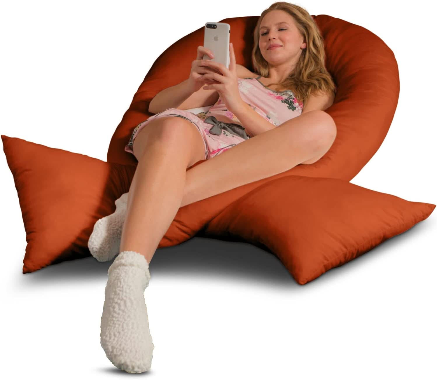 Stillkissen XXL Jumbo mit Bezug Baumwolle