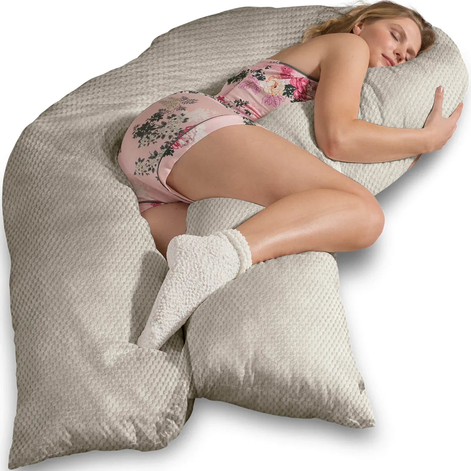 Seitenschläferkissen Jumbo XXL mit Bezug Deluxe