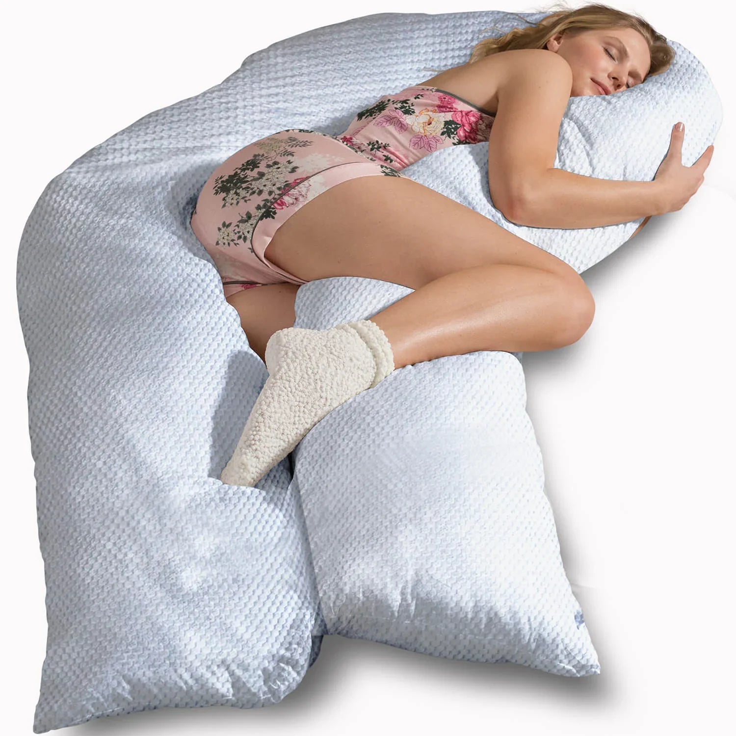 Seitenschläferkissen Jumbo XXL mit Bezug Deluxe