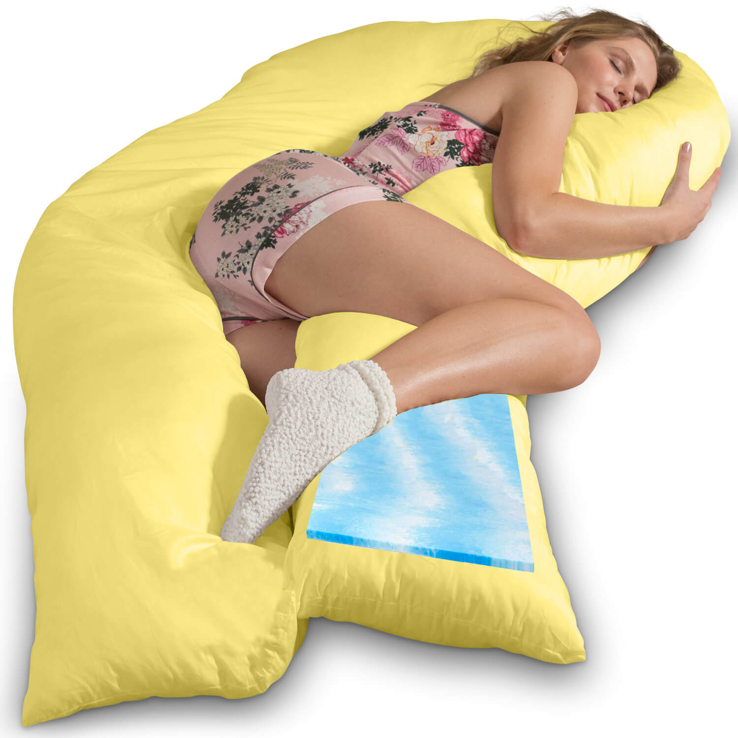 Traumreiter VISCO XXL Kissen Bundle mit Bezug Baumwolle + Deluxe Bezug