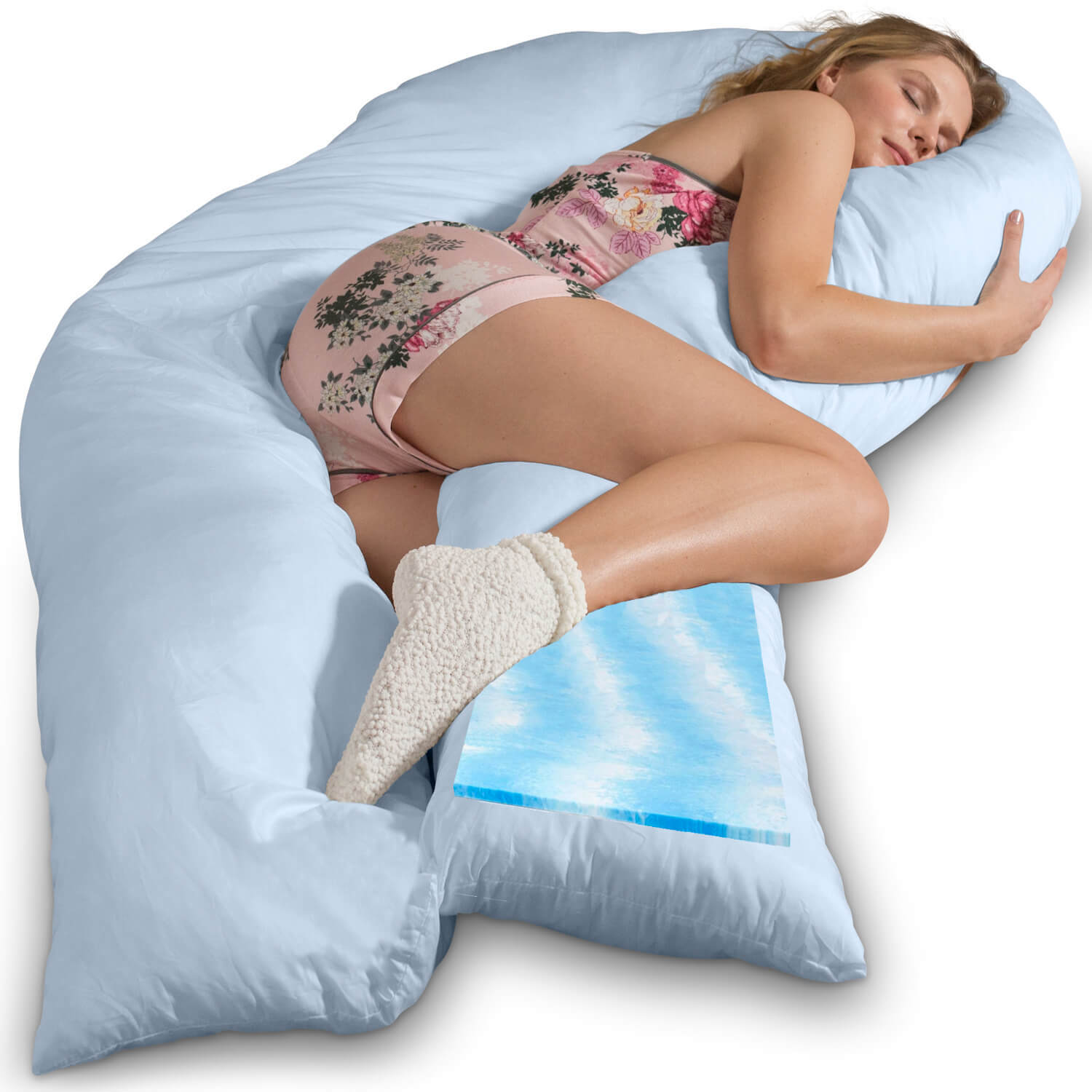 Traumreiter VISCO XXL Kissen Bundle mit Bezug Baumwolle + Deluxe Bezug