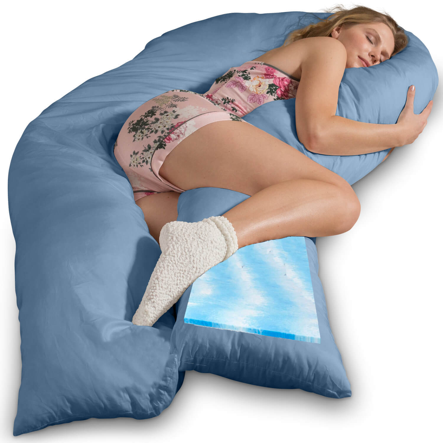 Traumreiter VISCO XXL Kissen Bundle mit Bezug Baumwolle + Deluxe Bezug