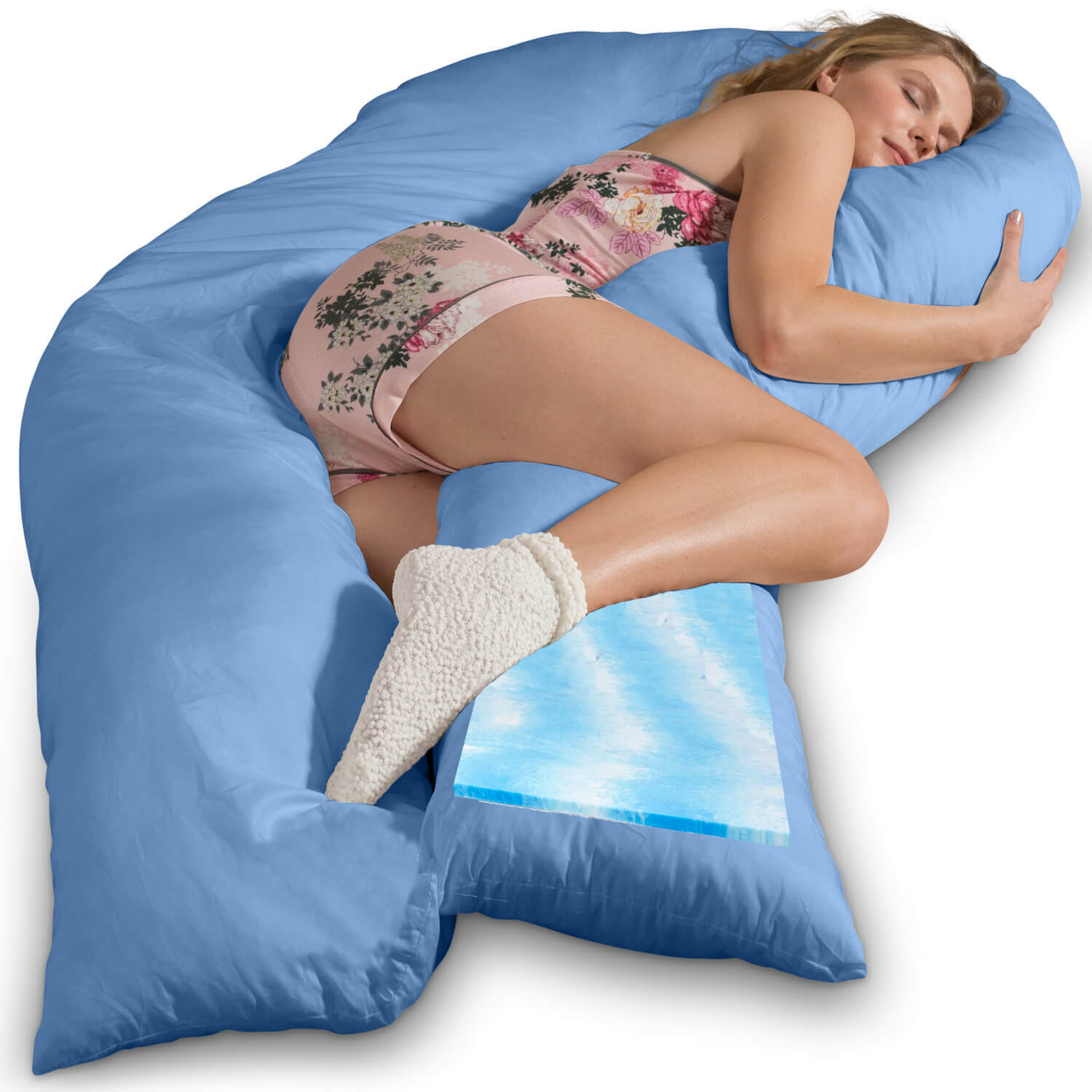 Traumreiter VISCO XXL Kissen Bundle mit Bezug Baumwolle + Deluxe Bezug