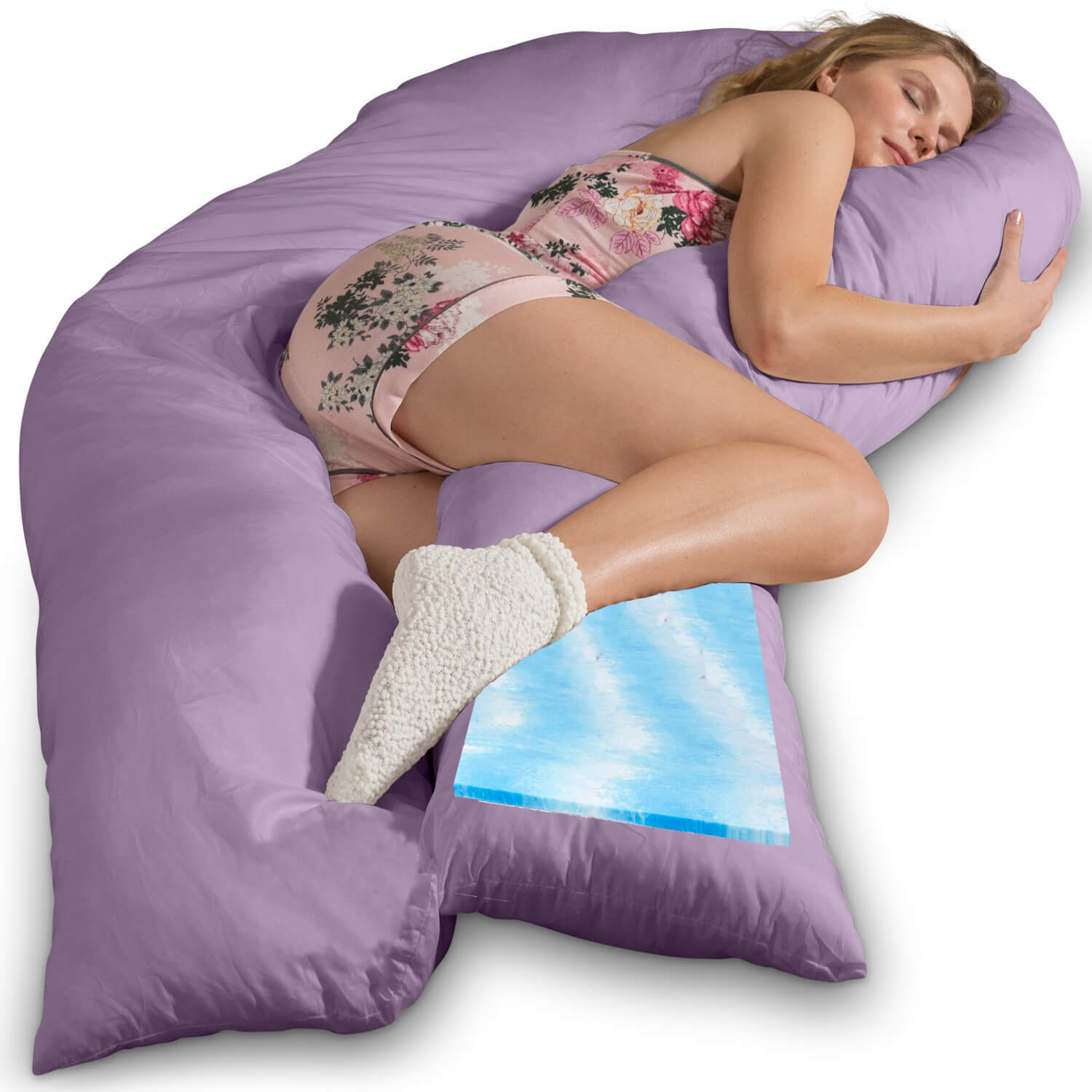 Traumreiter VISCO XXL Kissen Bundle mit Bezug Baumwolle + Deluxe Bezug