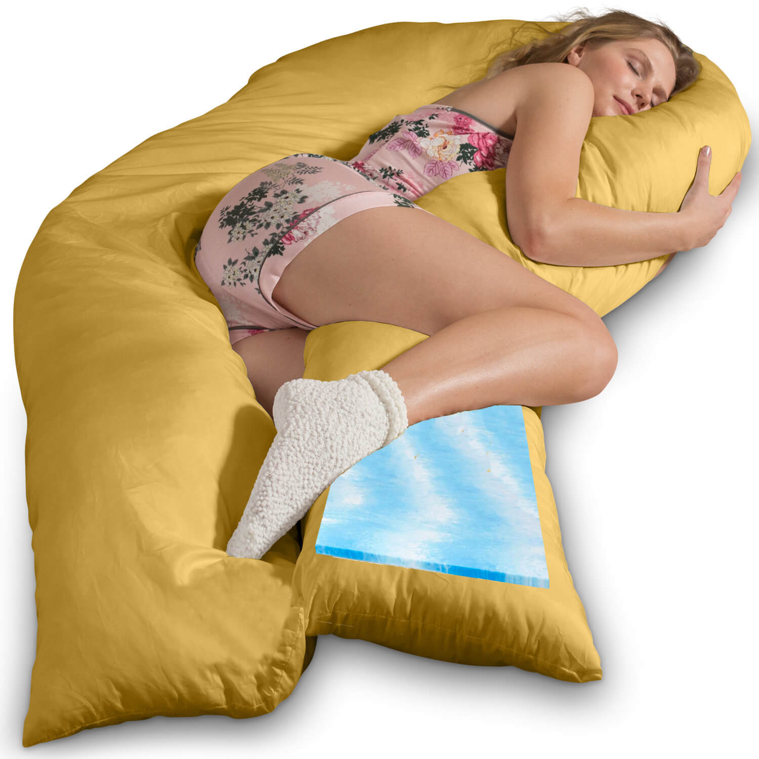 Traumreiter VISCO XXL Kissen Bundle mit Bezug Baumwolle + Deluxe Bezug