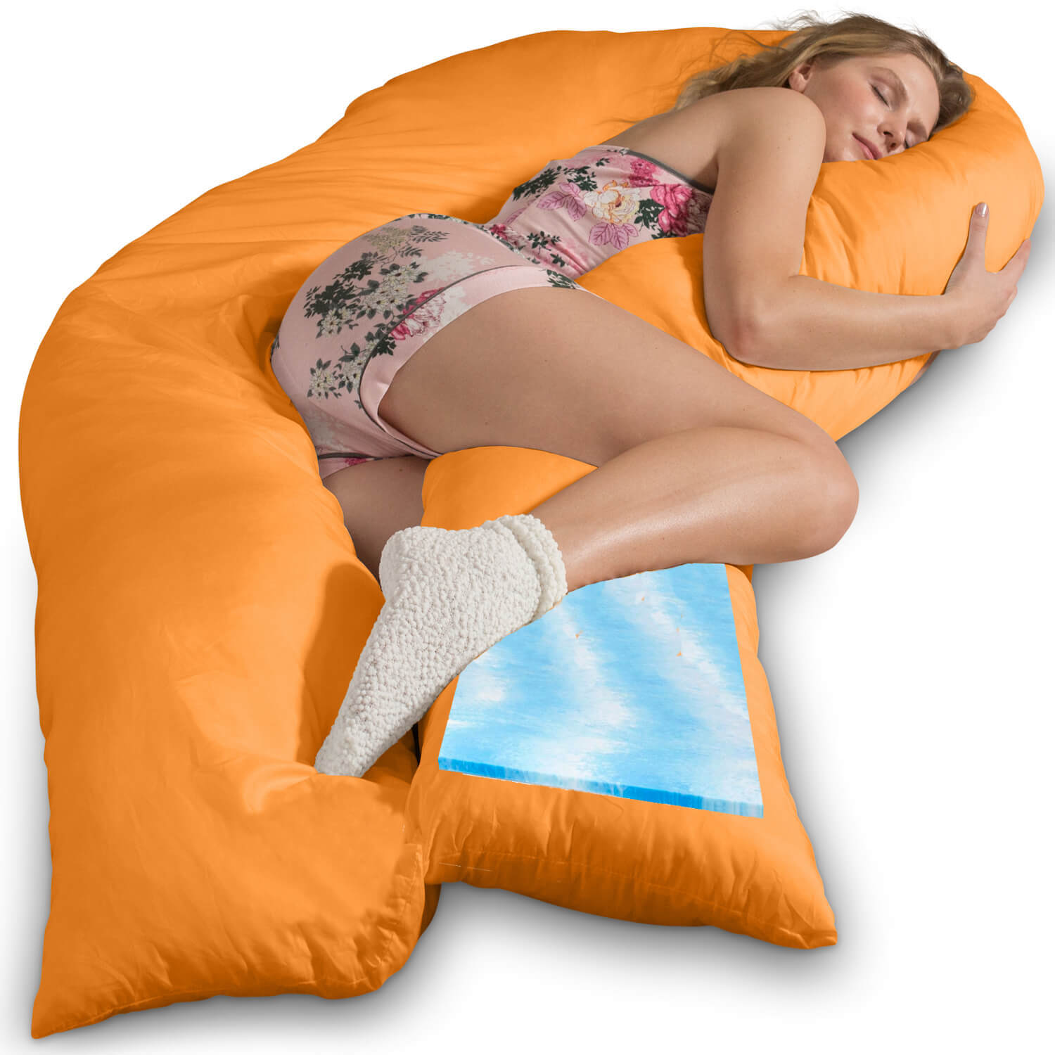 Traumreiter VISCO XXL Kissen Bundle mit Bezug Baumwolle + Deluxe Bezug