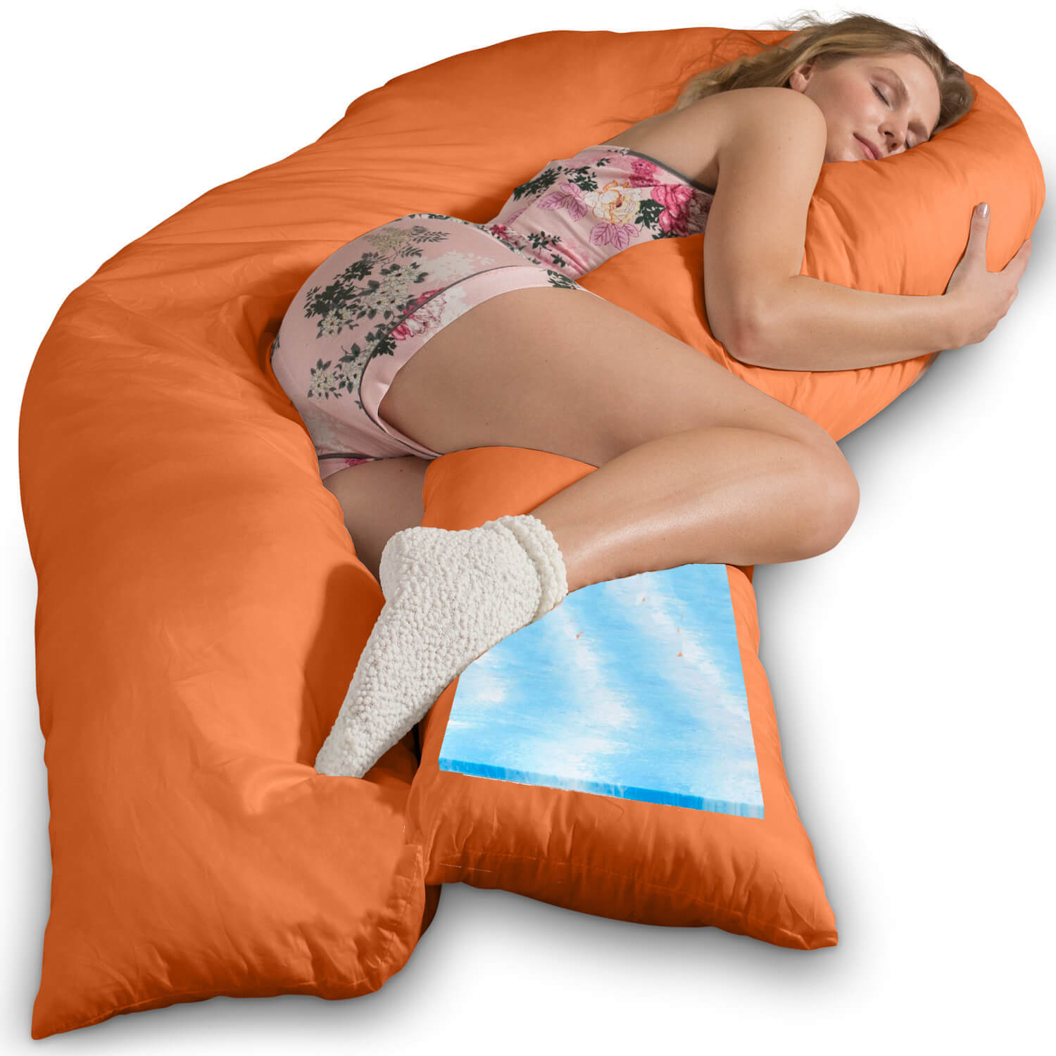 Traumreiter VISCO XXL Kissen Bundle mit Bezug Baumwolle + Deluxe Bezug