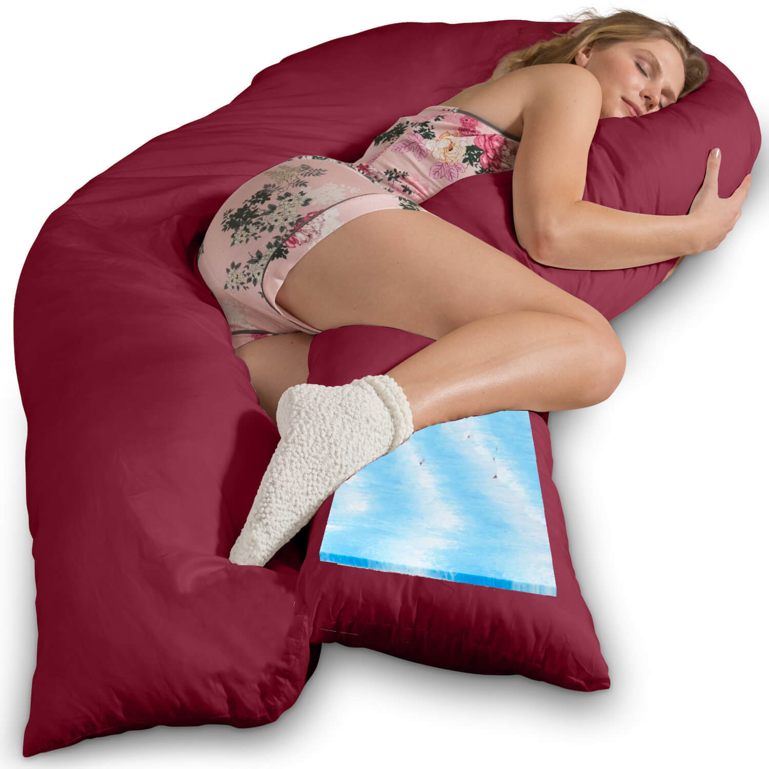 Traumreiter VISCO XXL Kissen Bundle mit Bezug Baumwolle + Deluxe Bezug