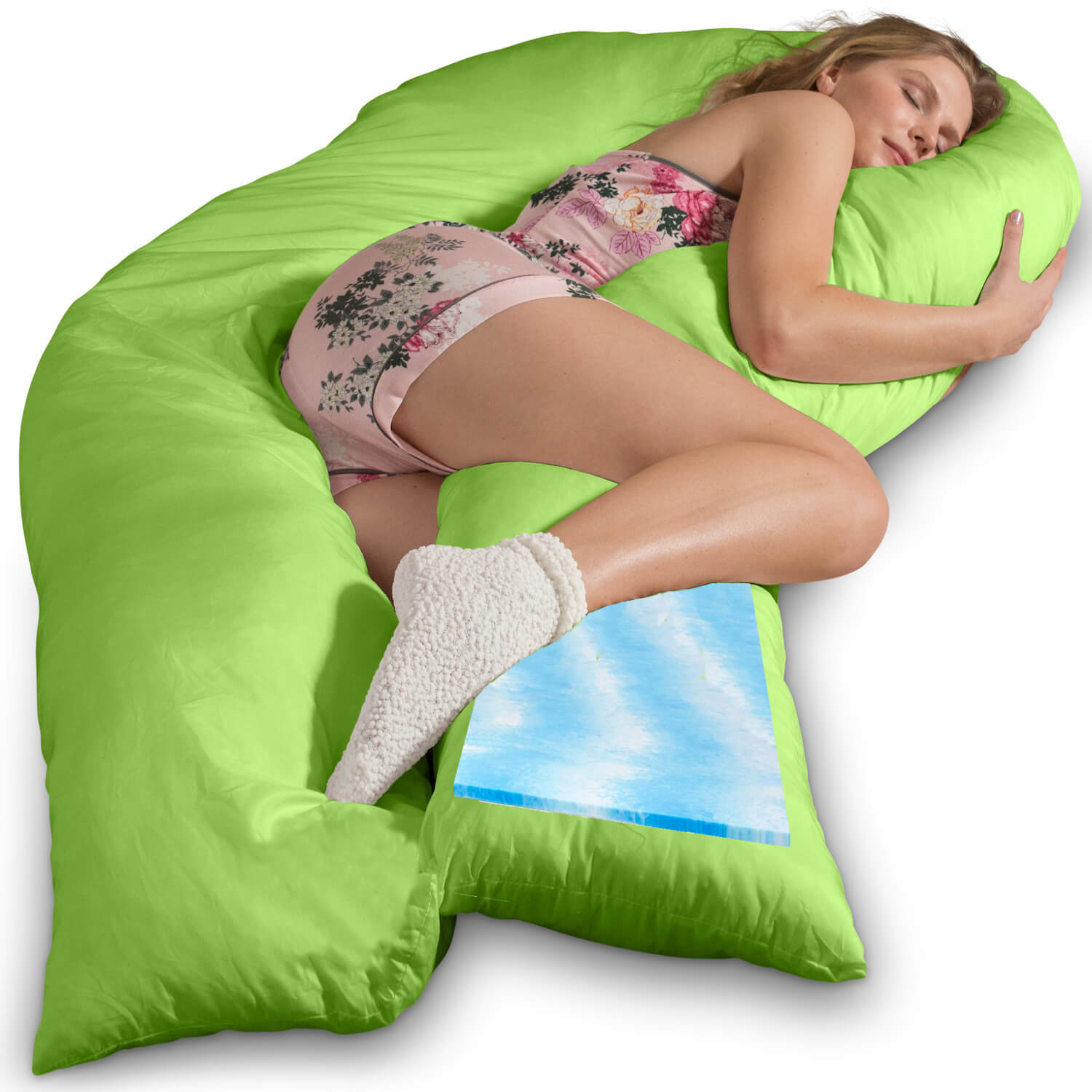 Traumreiter VISCO XXL Kissen Bundle mit Bezug Baumwolle + Deluxe Bezug