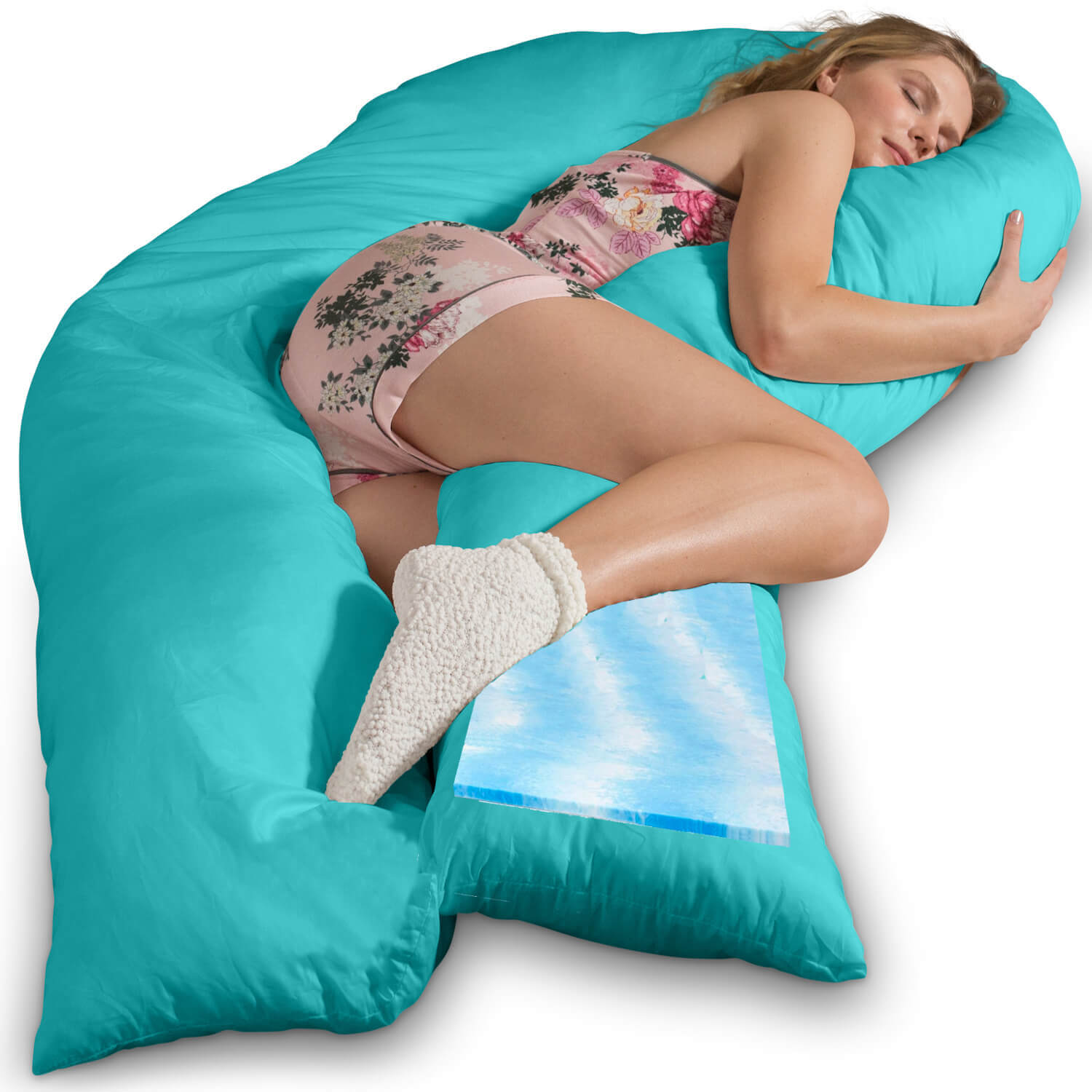 Traumreiter VISCO XXL Kissen Bundle mit Bezug Baumwolle + Deluxe Bezug