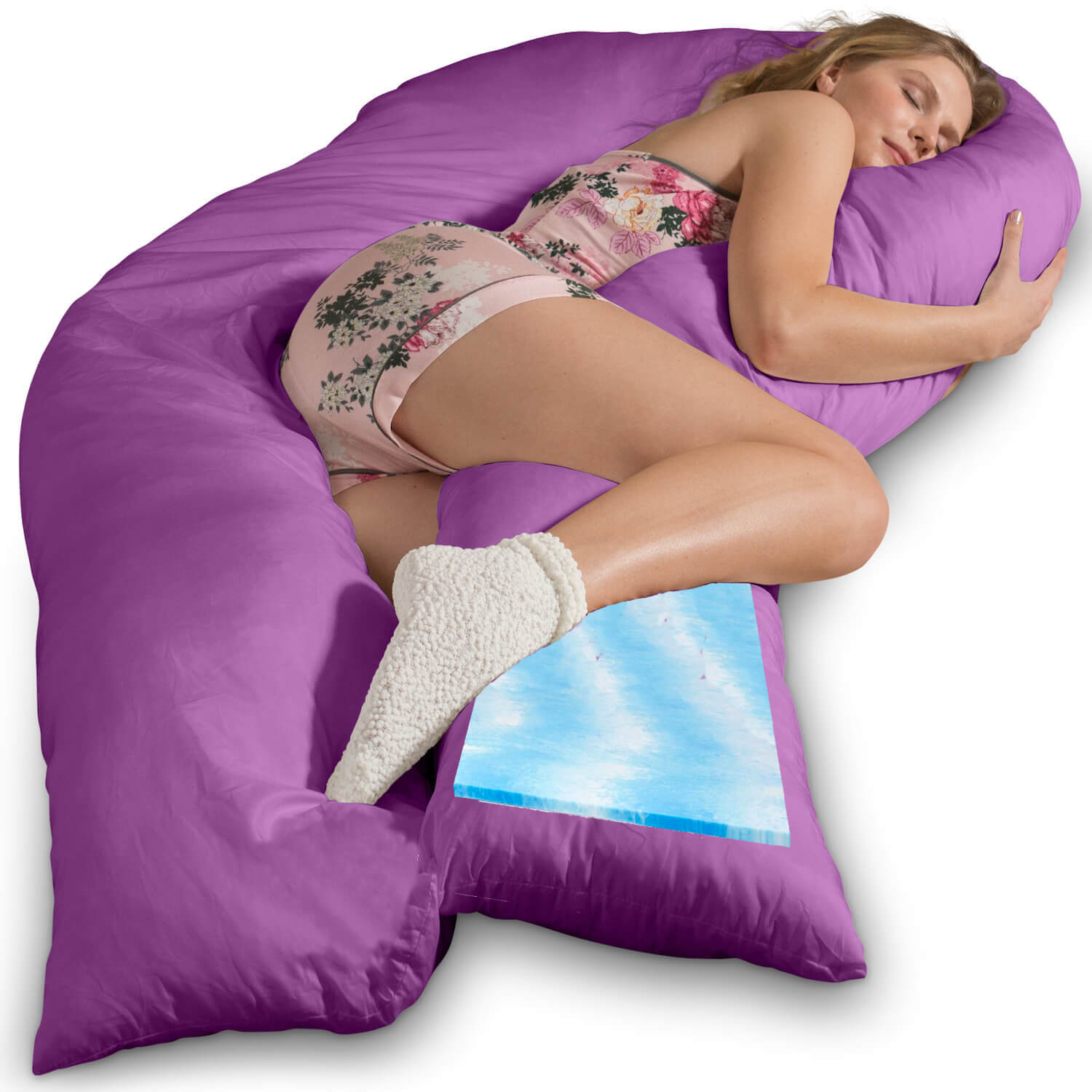 Traumreiter VISCO XXL Kissen Bundle mit Bezug Baumwolle + Deluxe Bezug