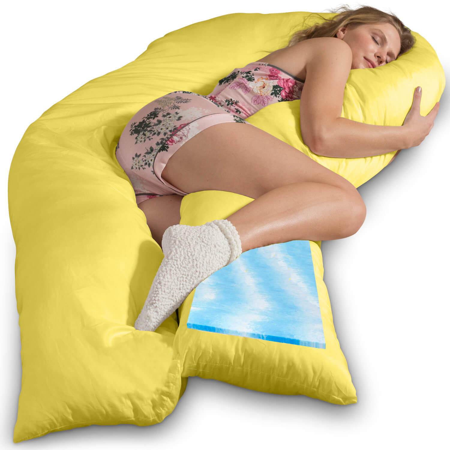 Traumreiter VISCO XXL Kissen Bundle mit Bezug Baumwolle + Deluxe Bezug