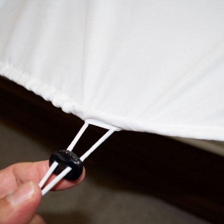 Wasserbett-Auflage mit Reißverschluß und Spannumrandung