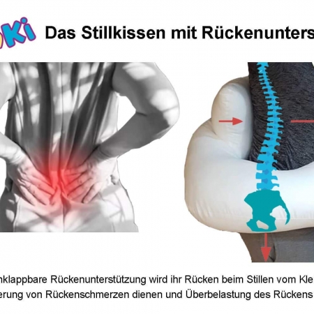 Zwillinge Stillkissen Rückenunterstützung