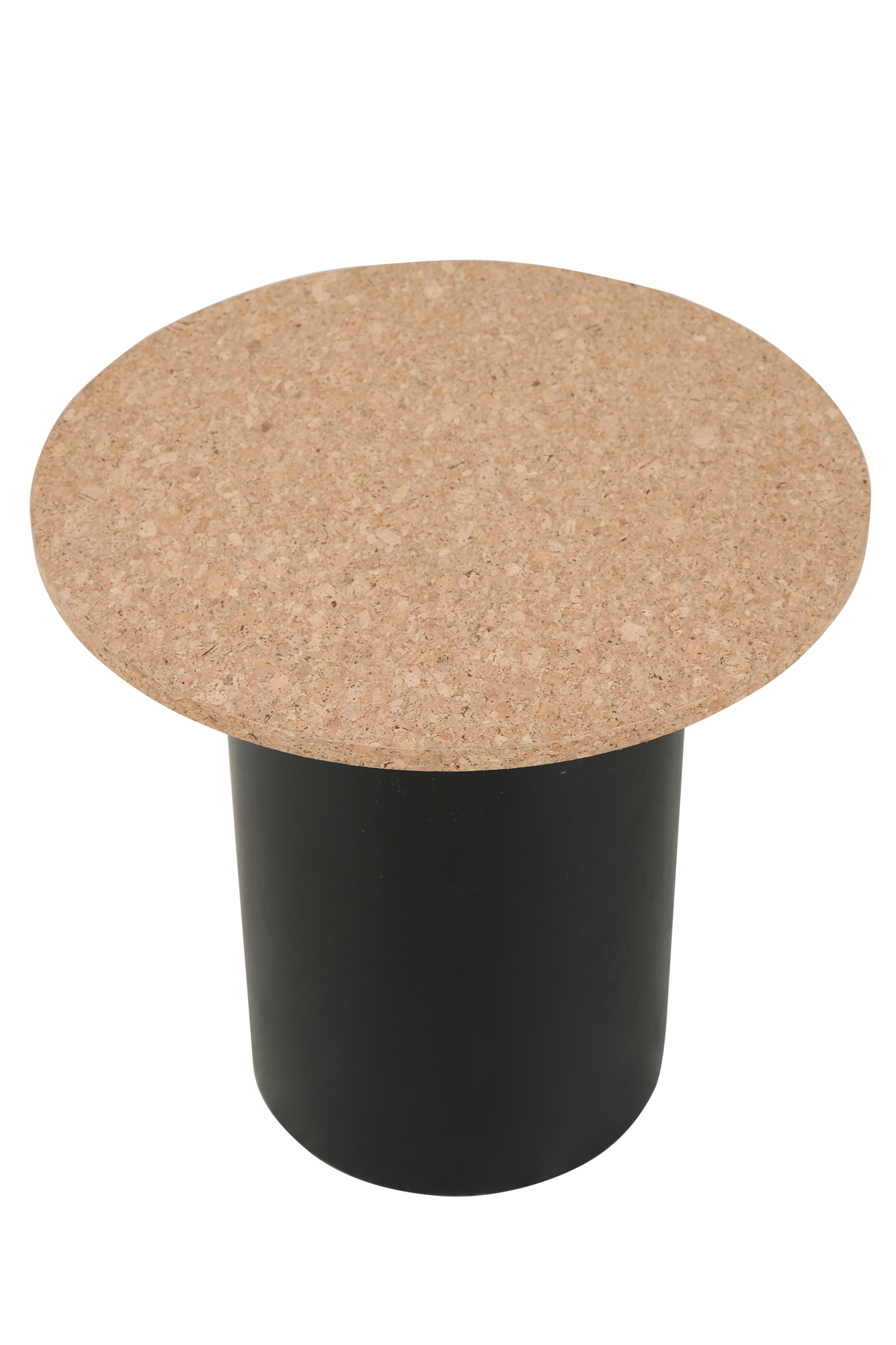 Beistelltisch, 2er Set MDF mit Kork, Beine Pinie | Maße großer Tisch: ca. B50xT50xH45 cm, Maße kleiner Tisch: ca. B40xT40xH38 cm – Bild 6