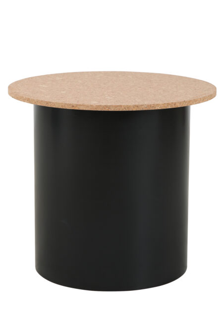 Beistelltisch, 2er Set MDF mit Kork, Beine Pinie | Maße großer Tisch: ca. B50xT50xH45 cm, Maße kleiner Tisch: ca. B40xT40xH38 cm – Bild 7