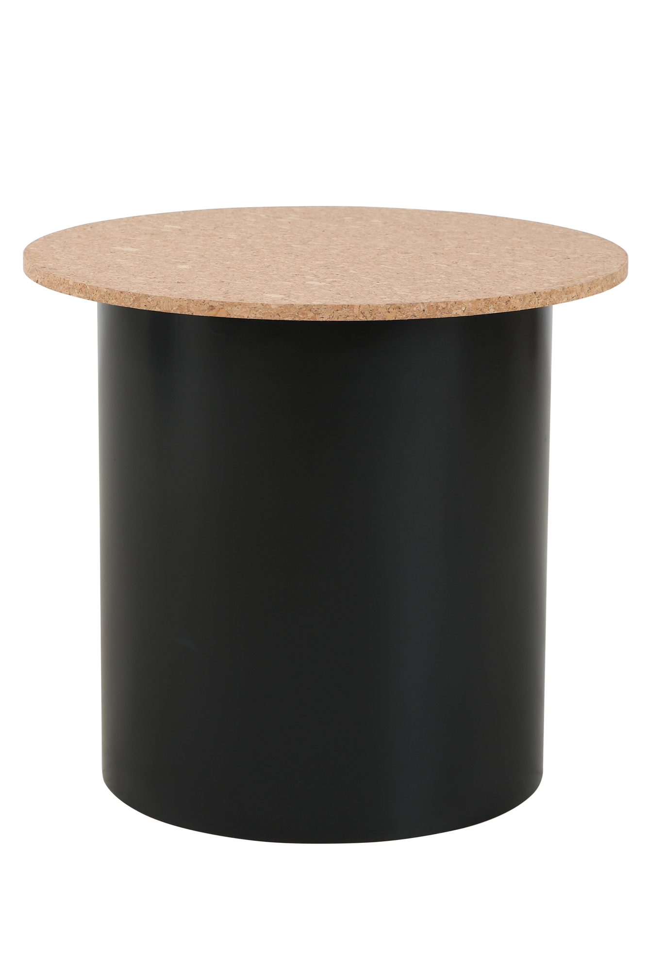 Beistelltisch, 2er Set MDF mit Kork, Beine Pinie | Maße großer Tisch: ca. B50xT50xH45 cm, Maße kleiner Tisch: ca. B40xT40xH38 cm – Bild 7
